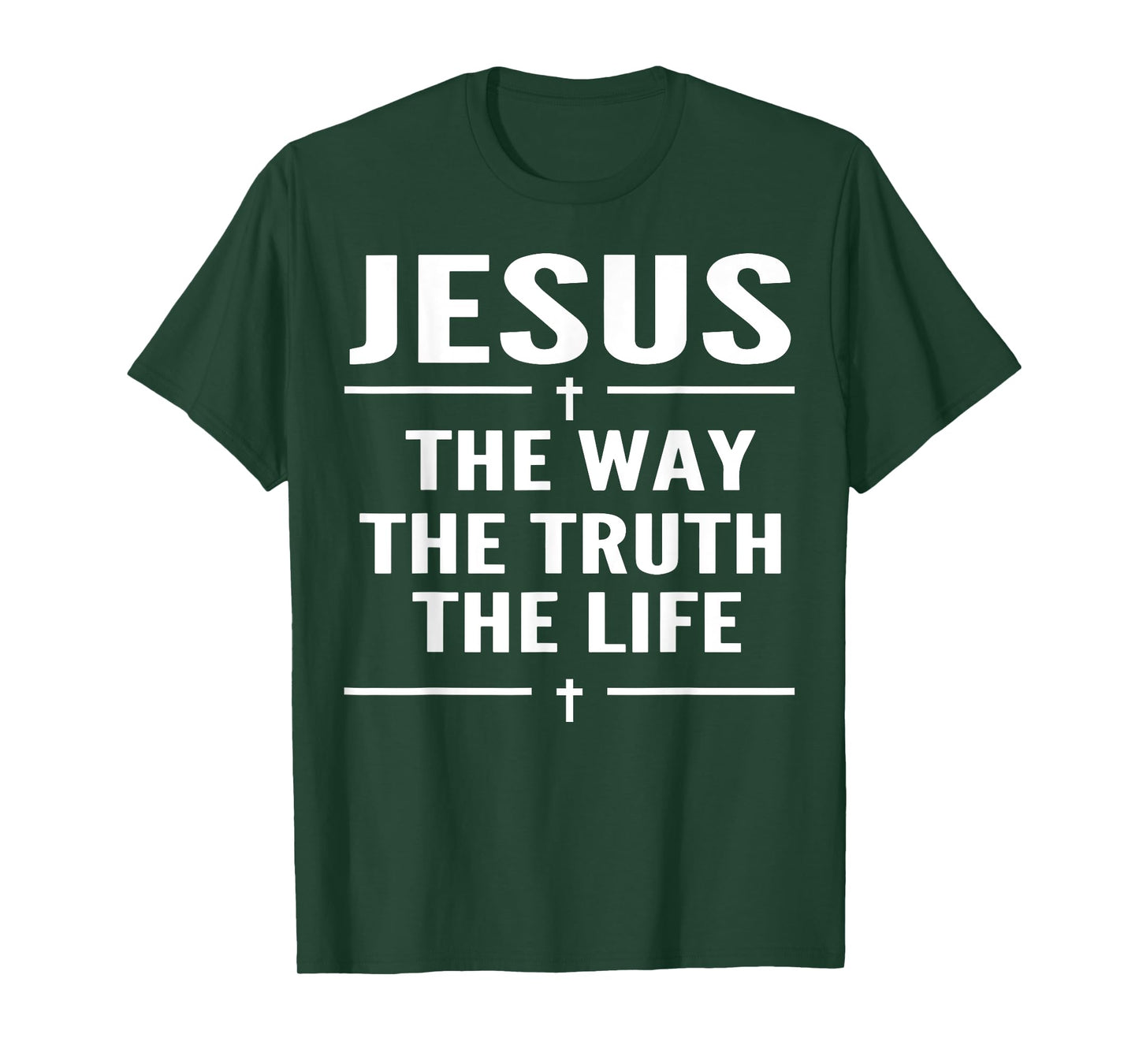 Jesus The Way Truth Life John 14:6 Christian Spiritual Women T-Shirt