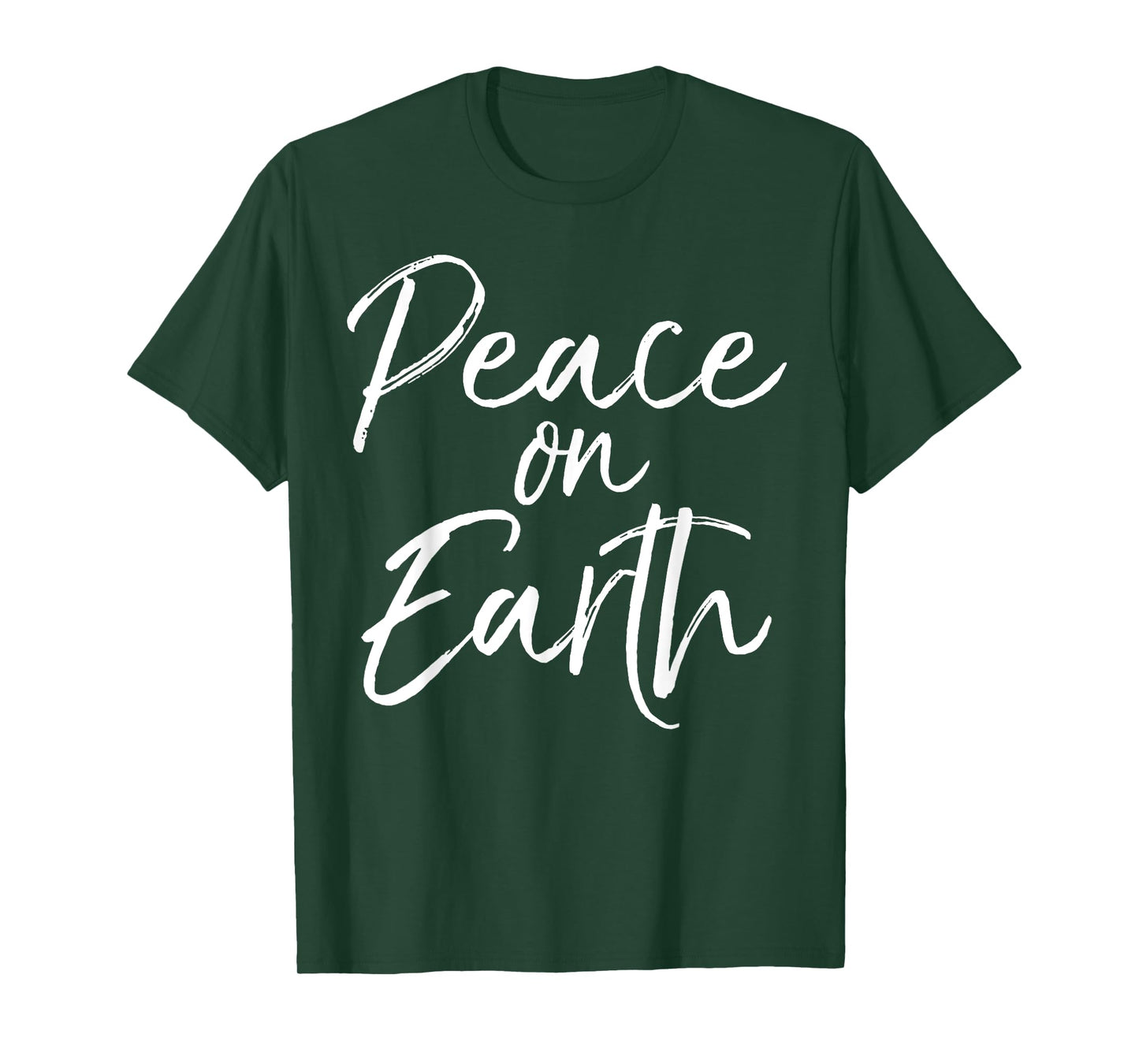 Peace on Earth Shirt for Women Cute Christmas Carol Tshirt T-Shirt