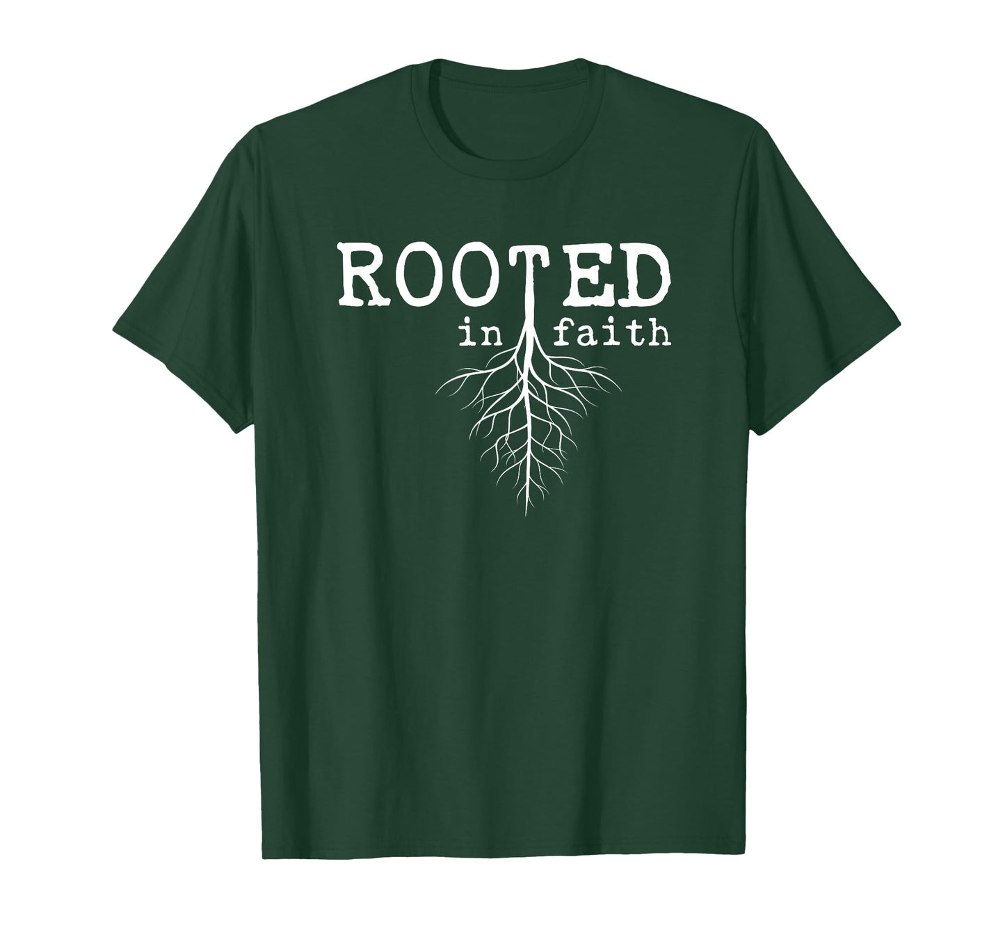 Rooted In Faith Pro Christian Pro Believers Faithful T-Shirt