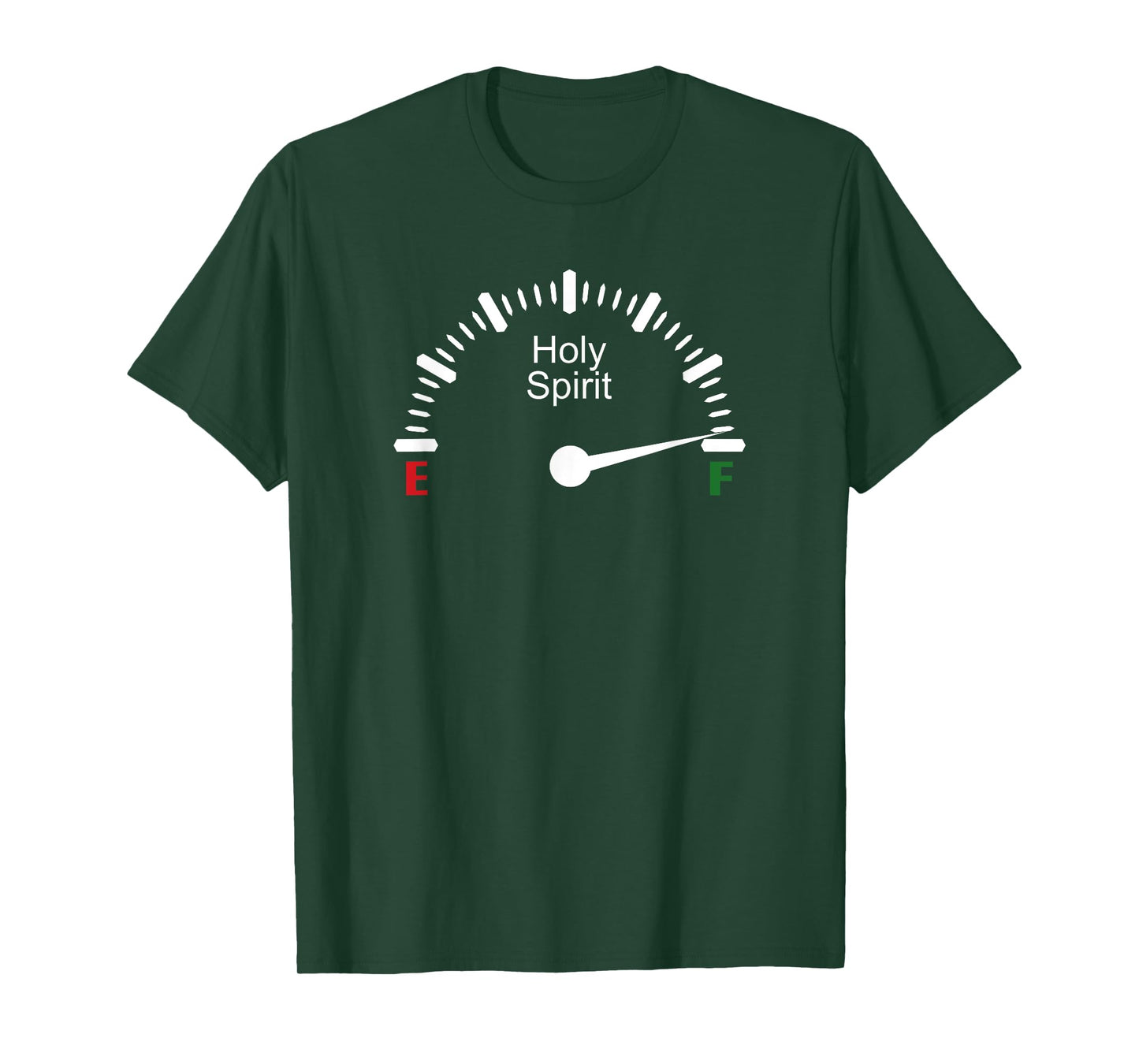 Full Holy Spirit Funny Fuel Gage Joke Christian God Faith T-Shirt