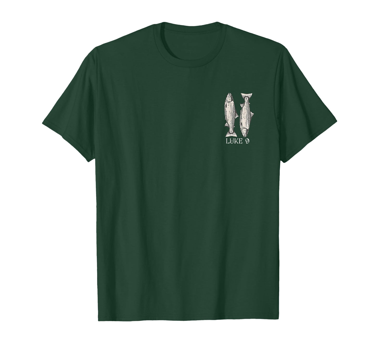 God's Math, Equals 5000 Meals, Jesus Feeds - Front and Back T-Shirt