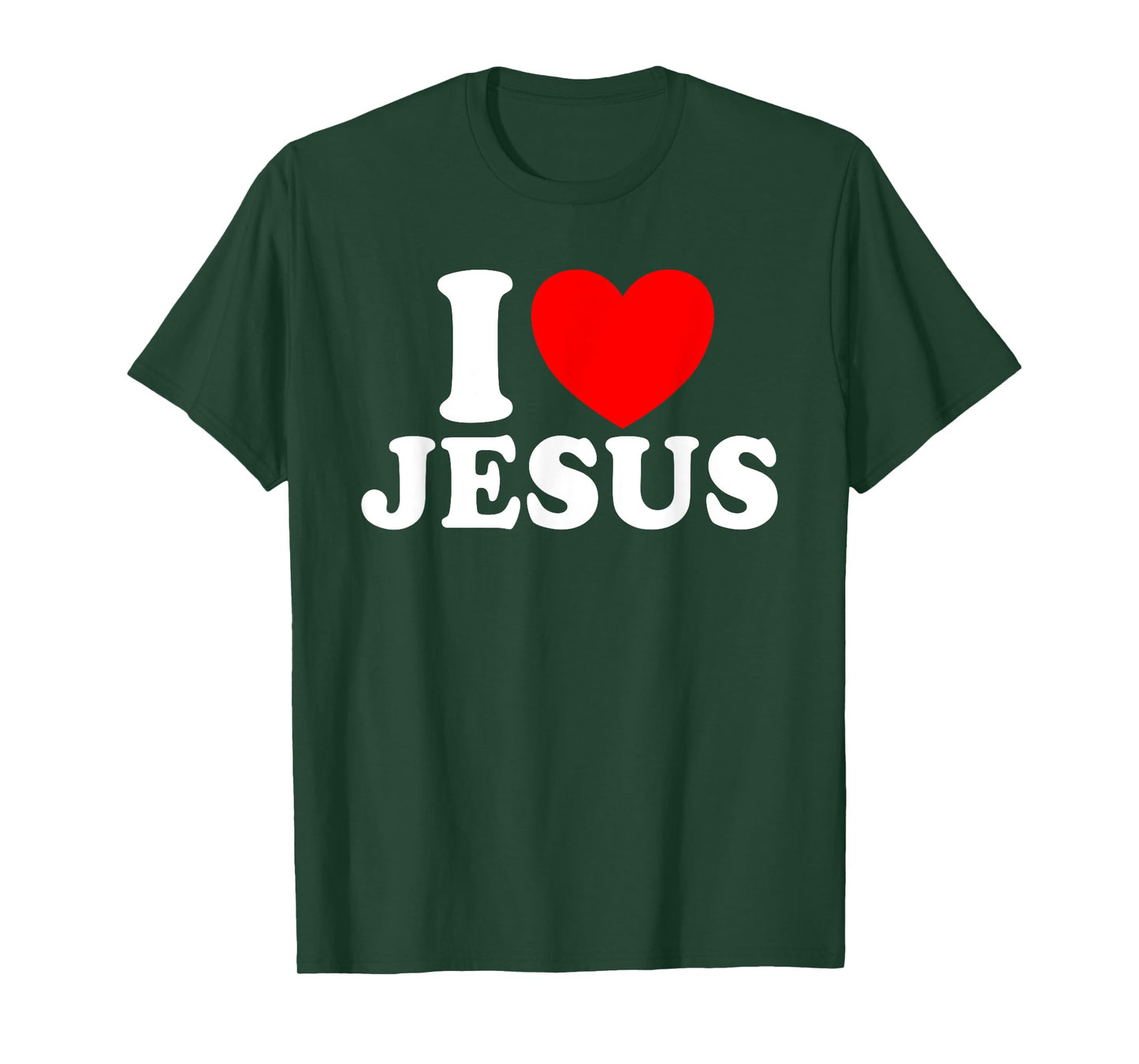 I Love Jesus Christian Faith Church Bible I Love Jesus T-Shirt