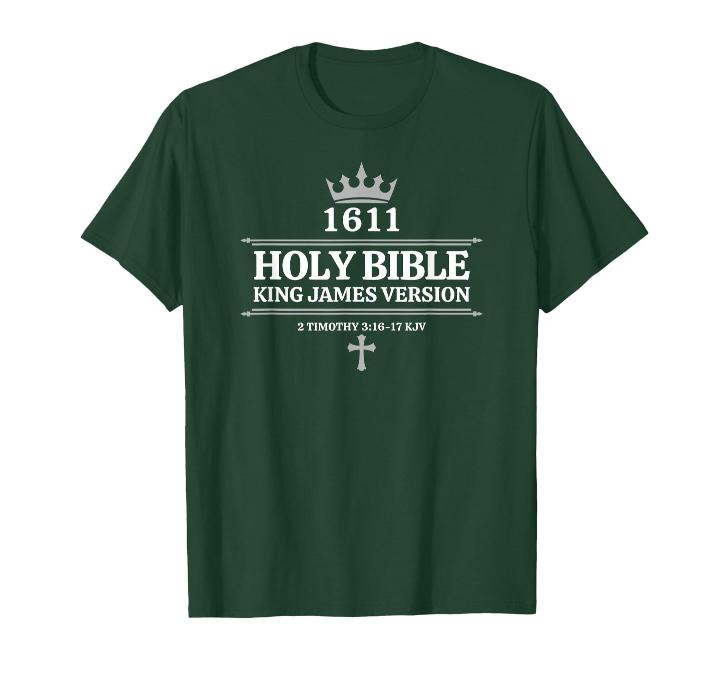 1611 Holy Bible King James Version 2 Timothy 3 16-17 KJV T-Shirt