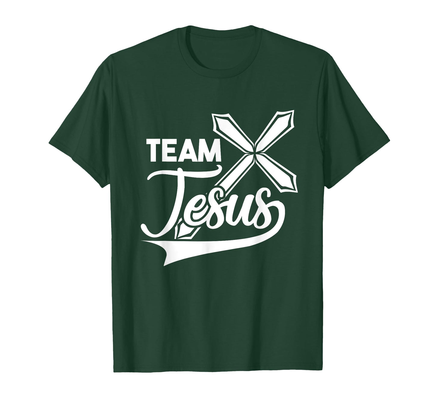Sport Team Jesus Christian Faith Cross Christ Rise-Up T-Shirt