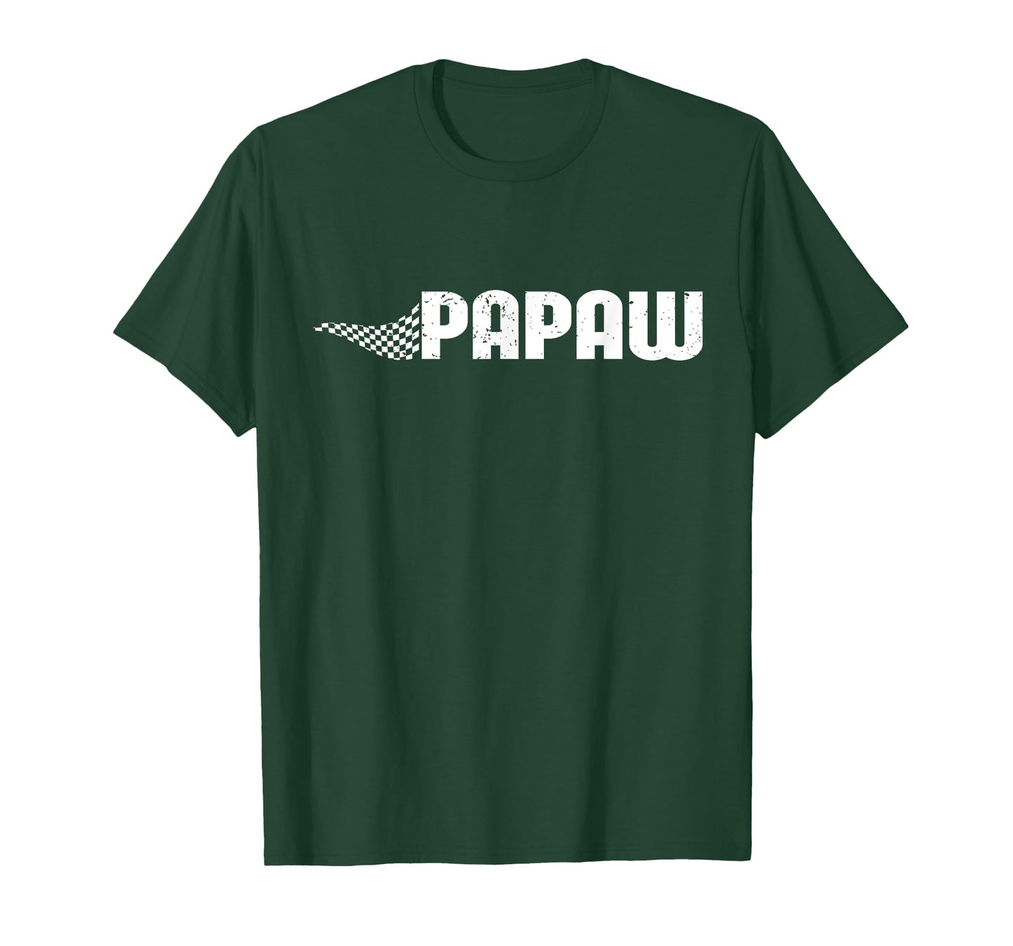 Pit Crew Papaw Racing Car Family Matching Birthday Party T-Shirt
