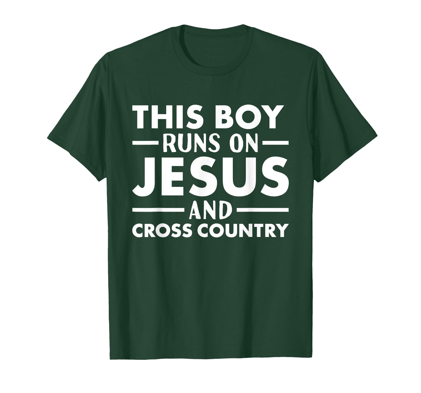 Rider This Boy Runs On Jesus Cross Country T-Shirt
