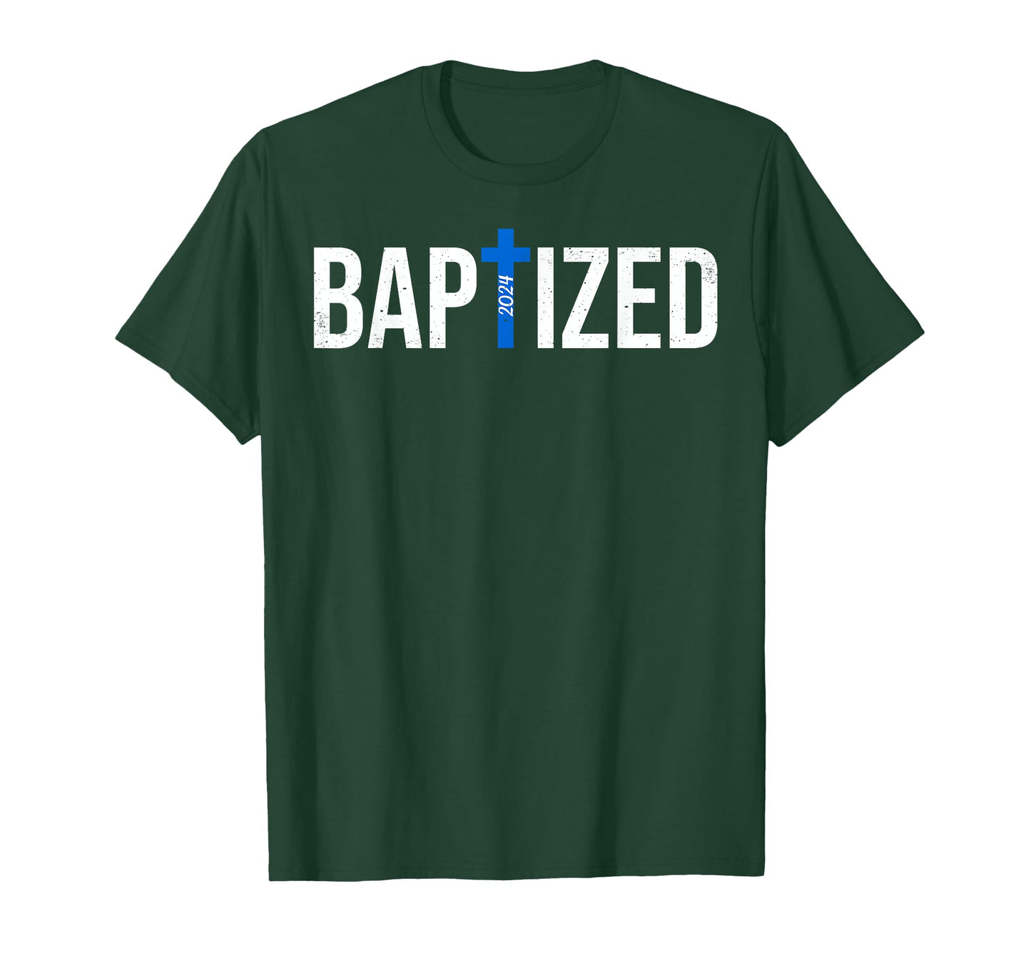 Baptized 2024 Christian Water Baptism Church Group Christ T-Shirt