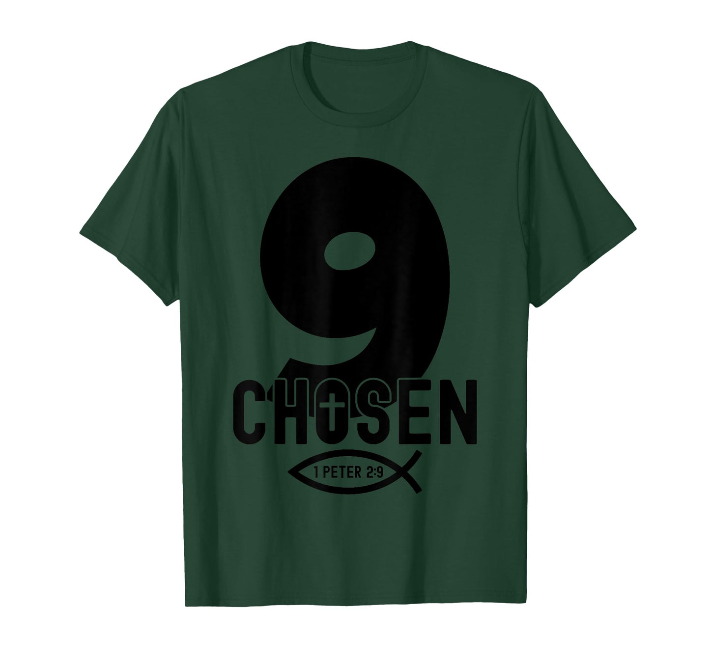 Chosen 9 Religious 9 Years Jesus 9TH Birthday T-Shirt