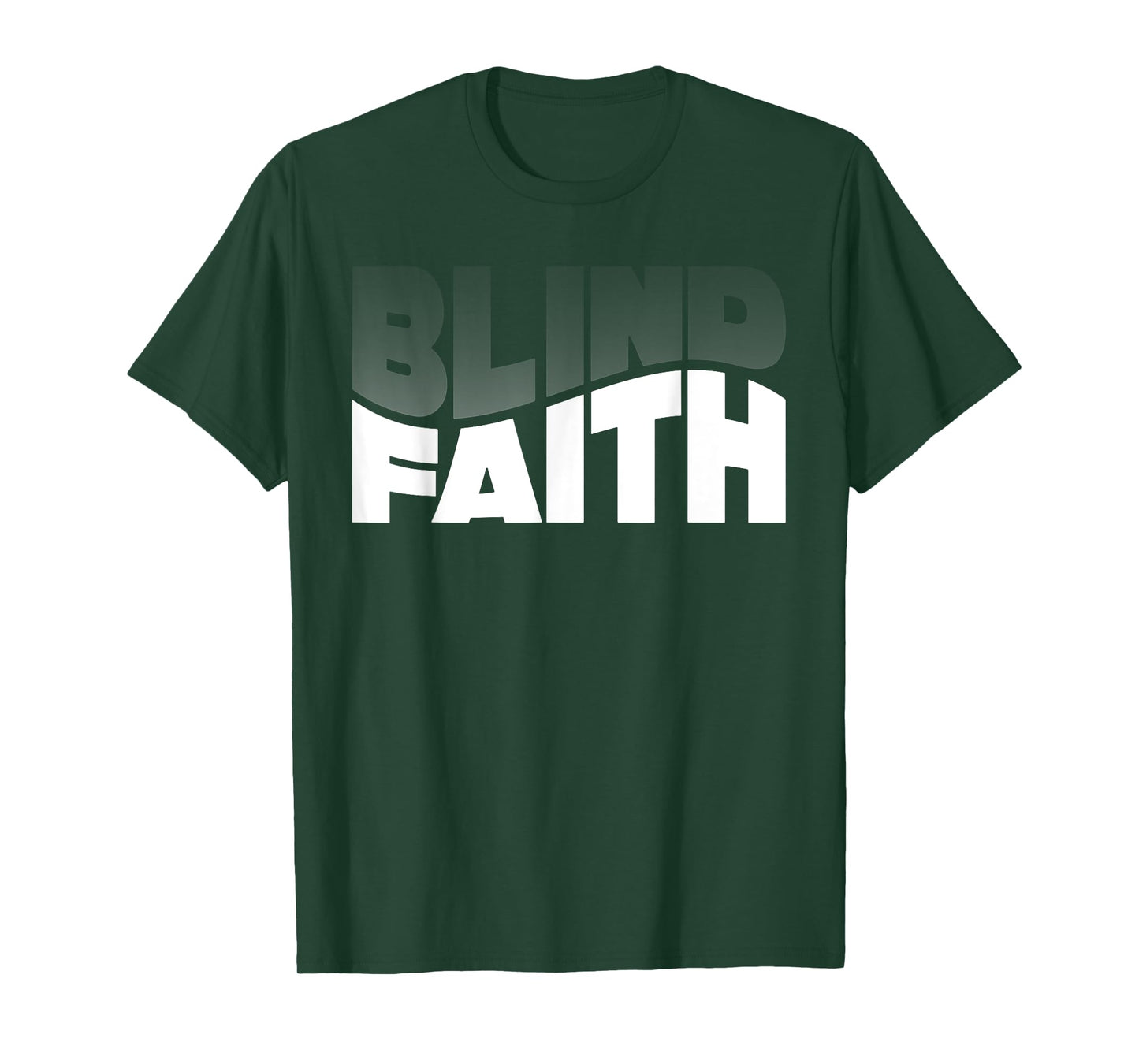 Blind Faith Wave Typeface Effect T-Shirt