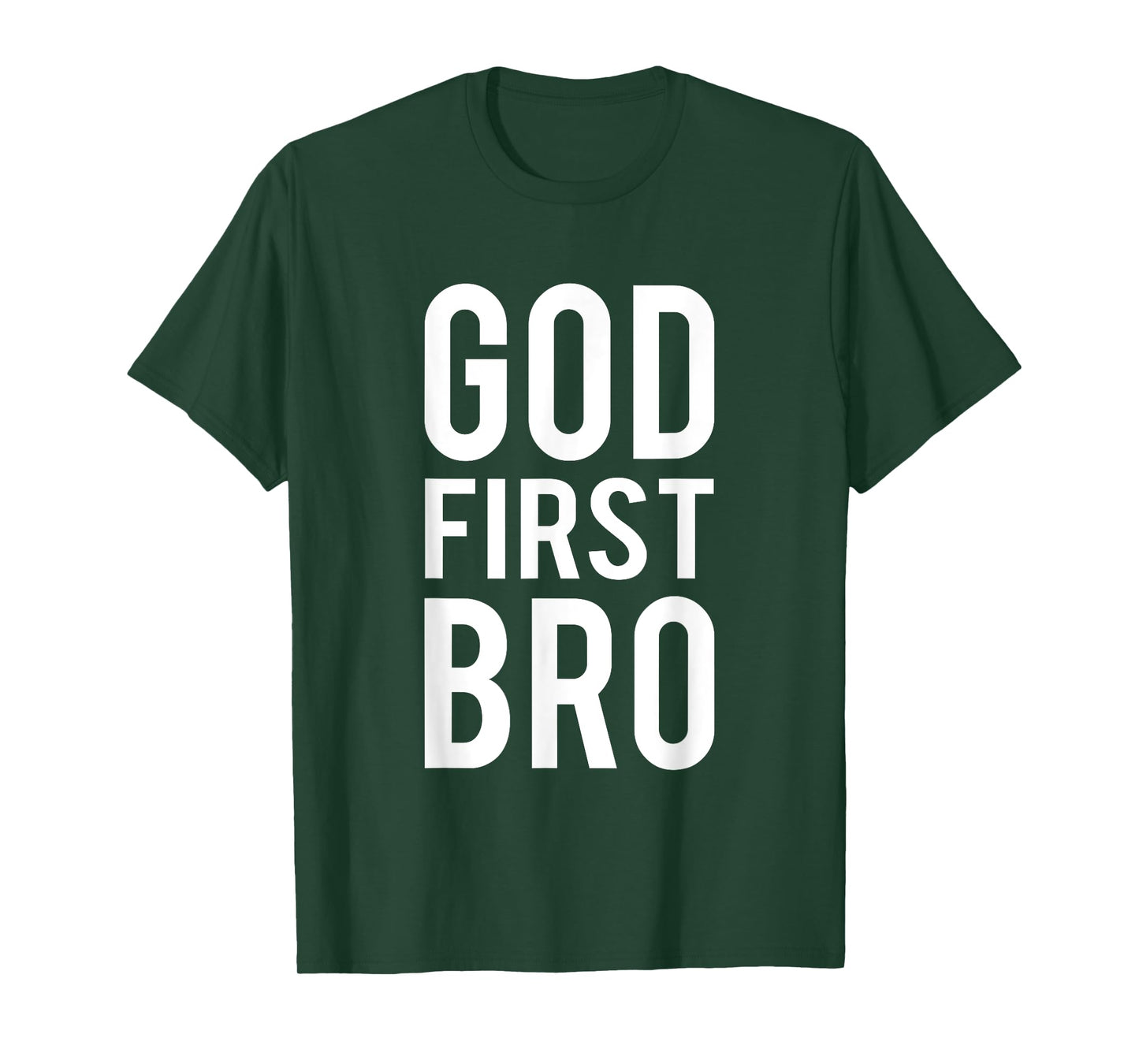 God First Bro Religious God Jesus Christian Faith Cross Lion T-Shirt