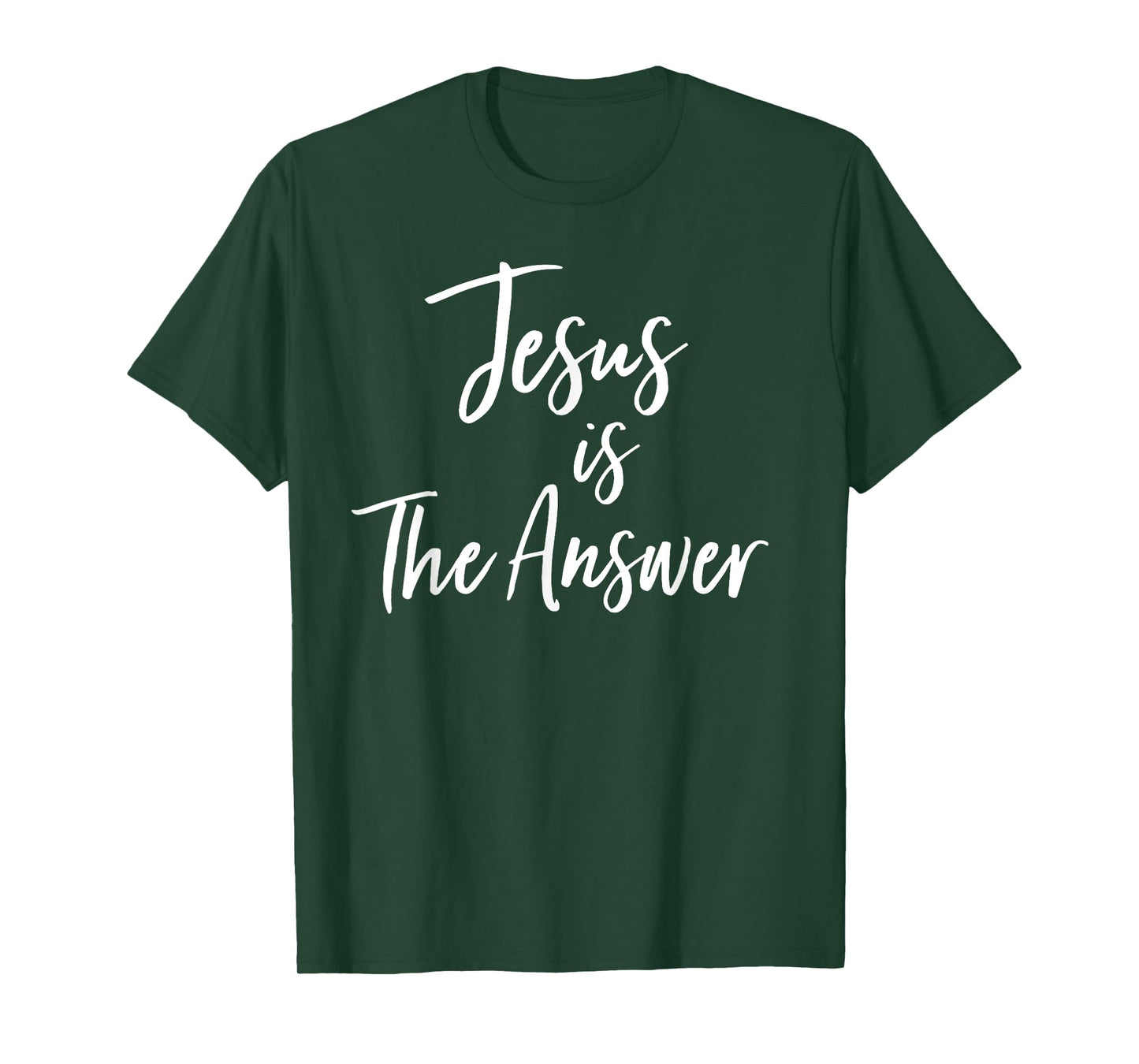 Jesus Is The Answer Grace Inspired Faith Vintage T Shirt