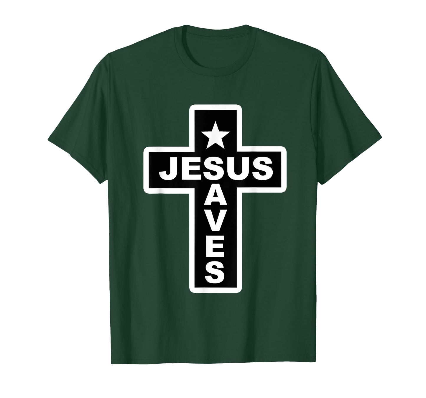 Jesus Saves Christian Faith Bible Cross T-Shirt