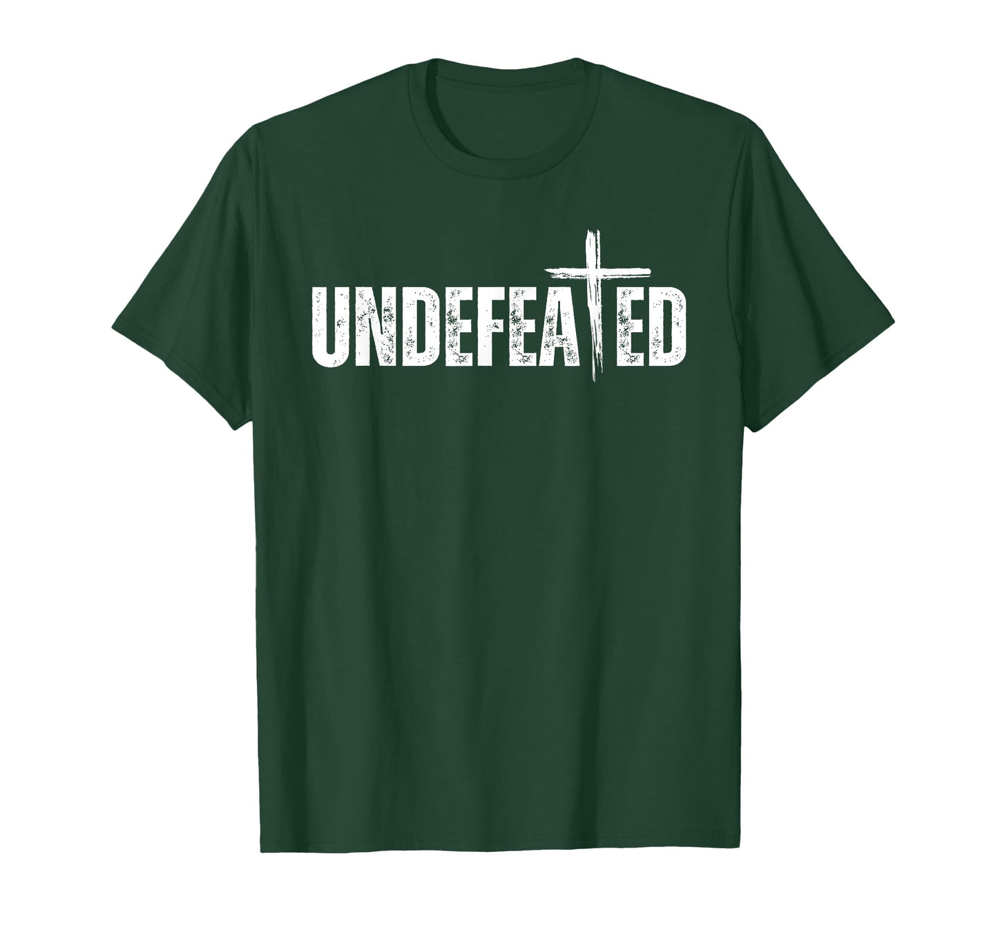 Undefeated Cross Christian Evangelical Jesus He Is Risen T-Shirt