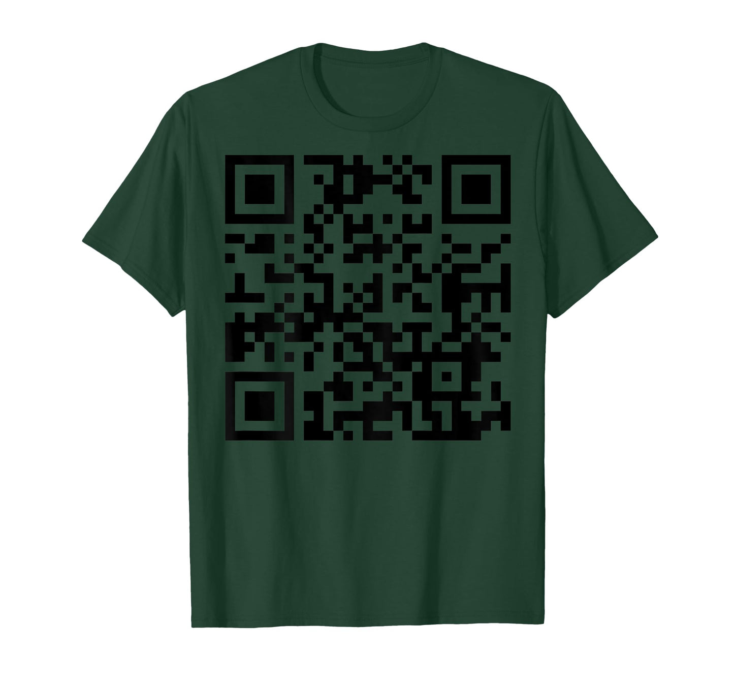 (On Back) Funny QR Fck Off Code Saying Quote For Men Women T-Shirt