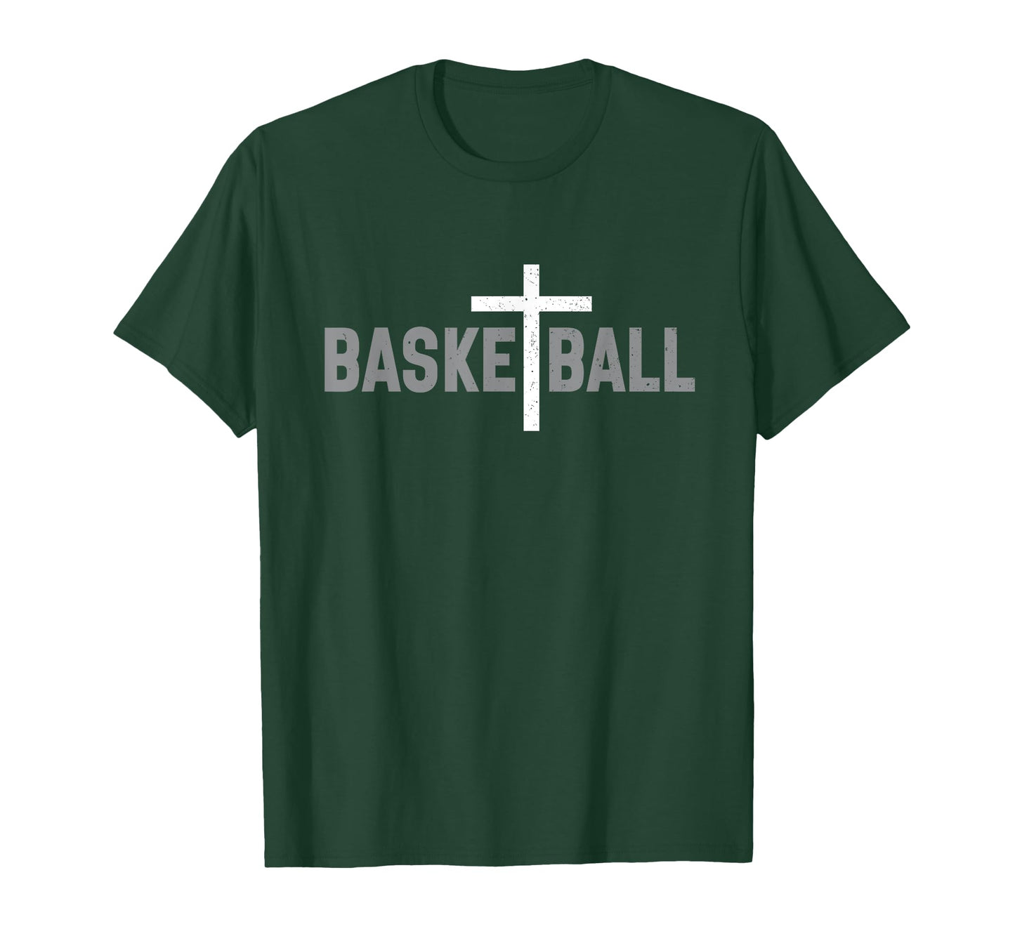 Christian Basketball Cross Men Boys Graphic T-Shirt