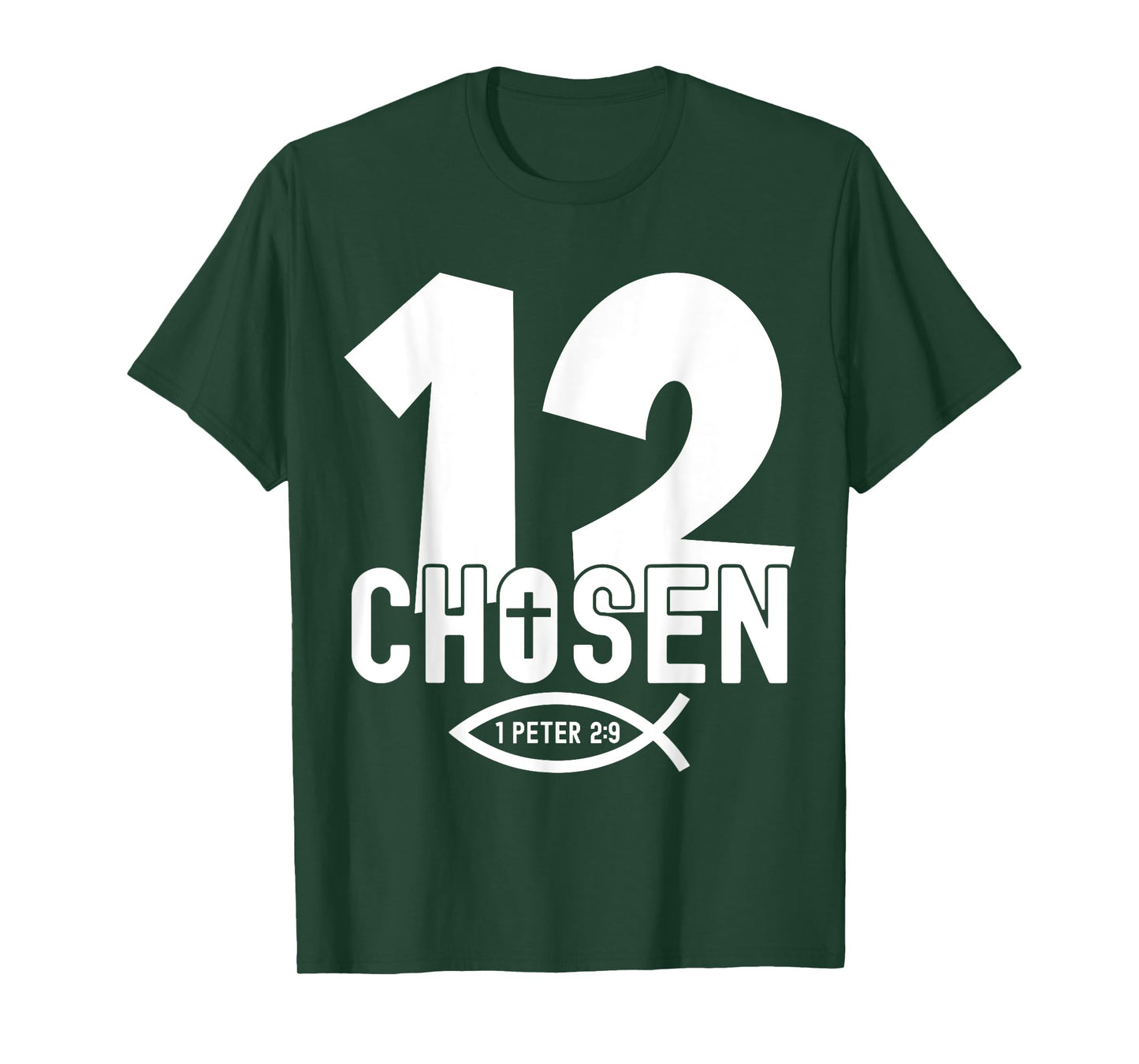 Religious Chosen 12 Years Jesus 12TH Birthday T-Shirt