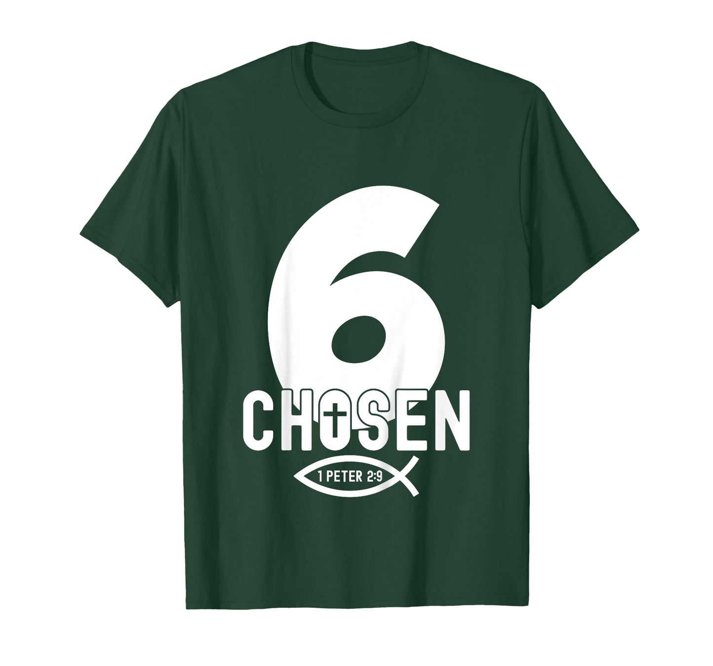 Religious Chosen 6 Years Jesus 6TH Birthday T-Shirt