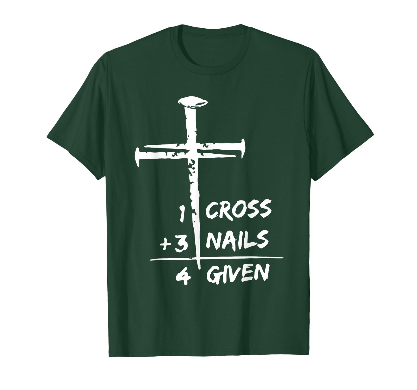 1 Cross 3 Nails 4 Given T-Shirt
