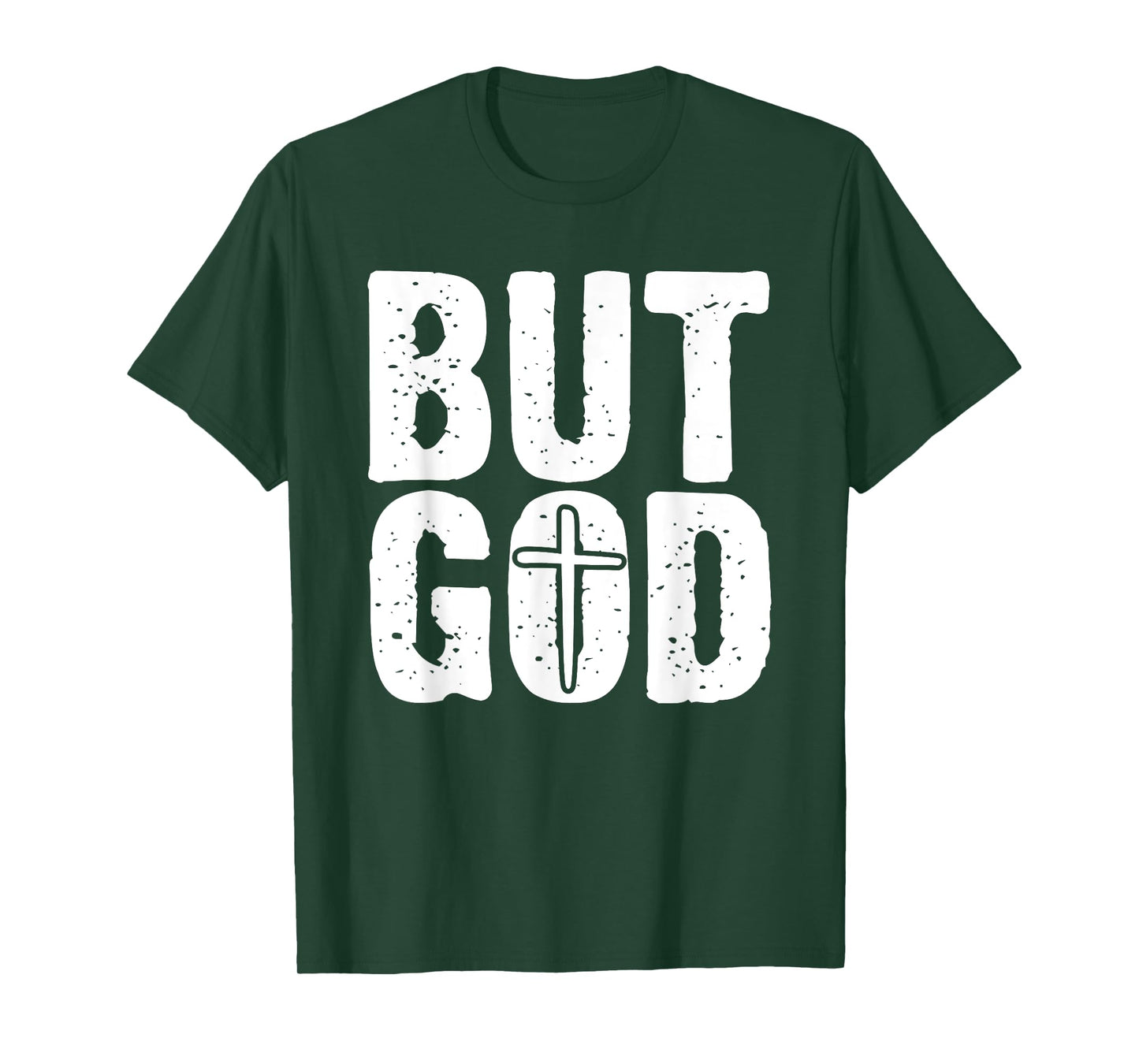 But God - Faith Christian Inspirational Cross T-Shirt