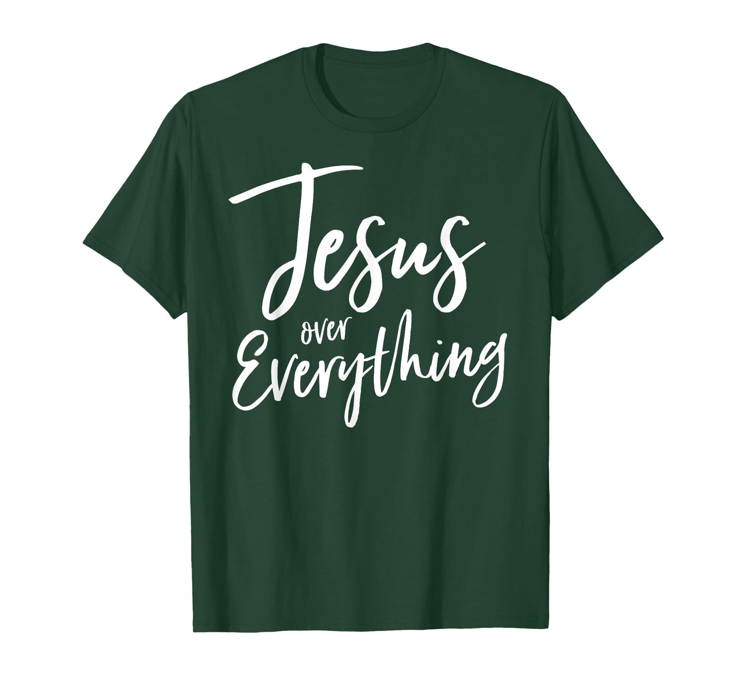 Jesus Over Everything Christian Battle Love Hope Wins Shirt T-Shirt