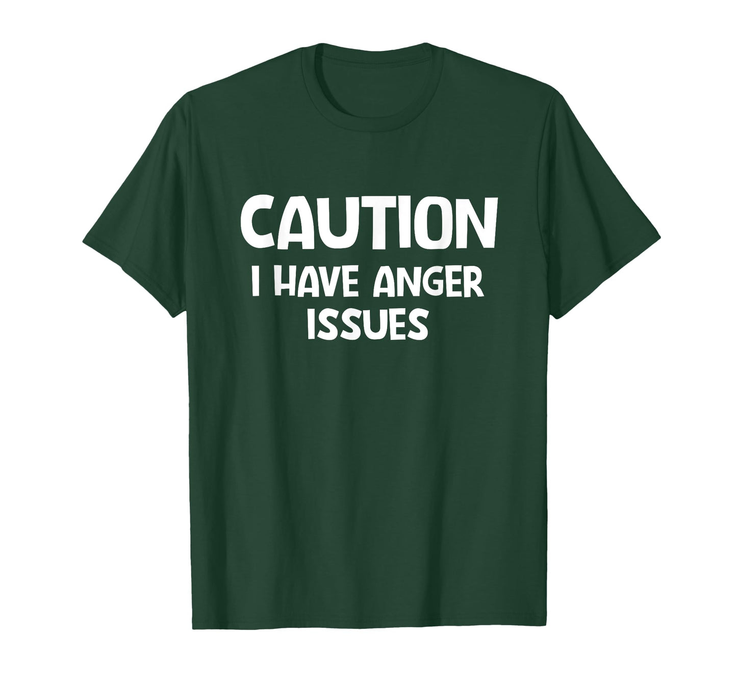 Caution I Have Anger Issues, Funny, Jokes, Sarcastic T-Shirt