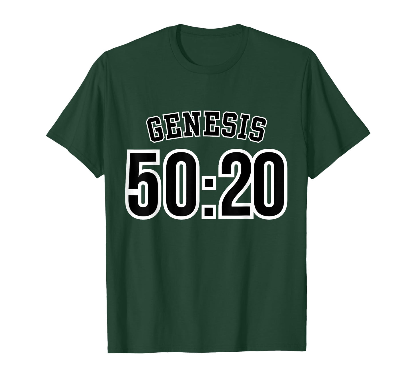 Genesis 50:20 - Sports Jersey Christian Scripture Design T-Shirt