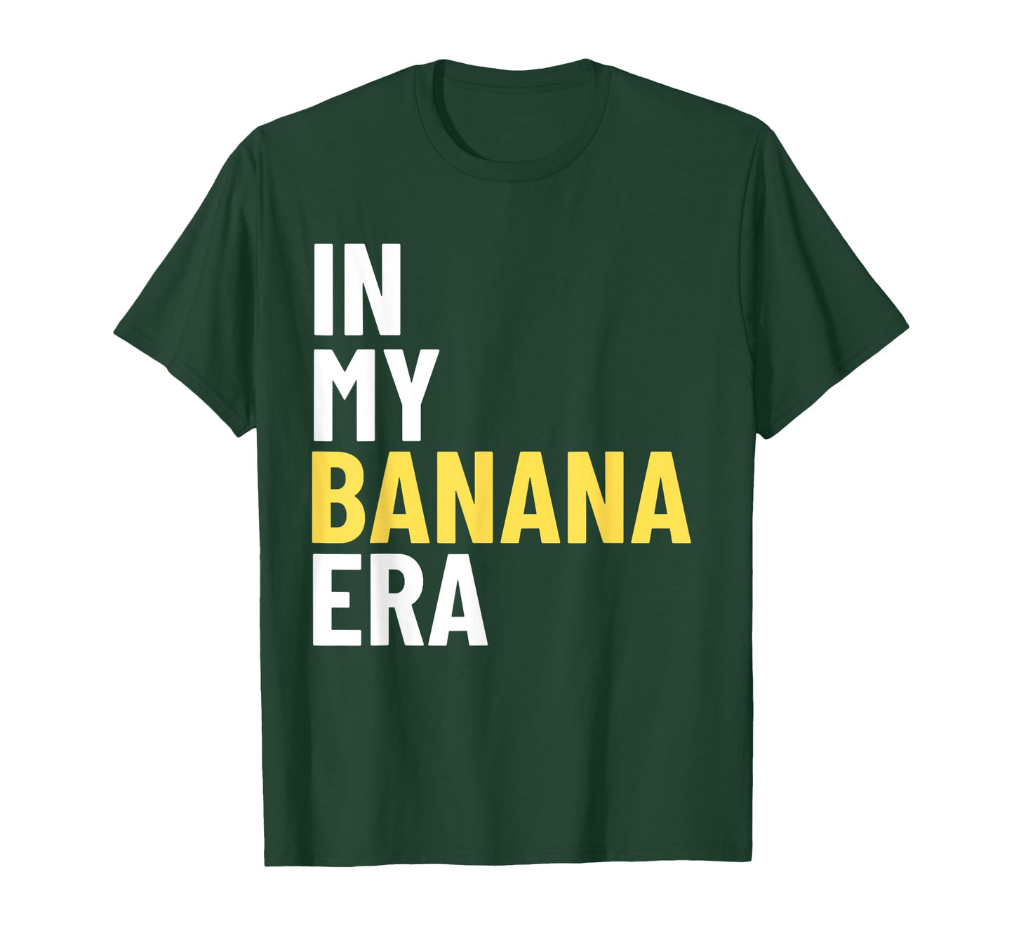 Kids In My Banana Era Funny Banana Lover Crew Women Men Tees T-Shirt