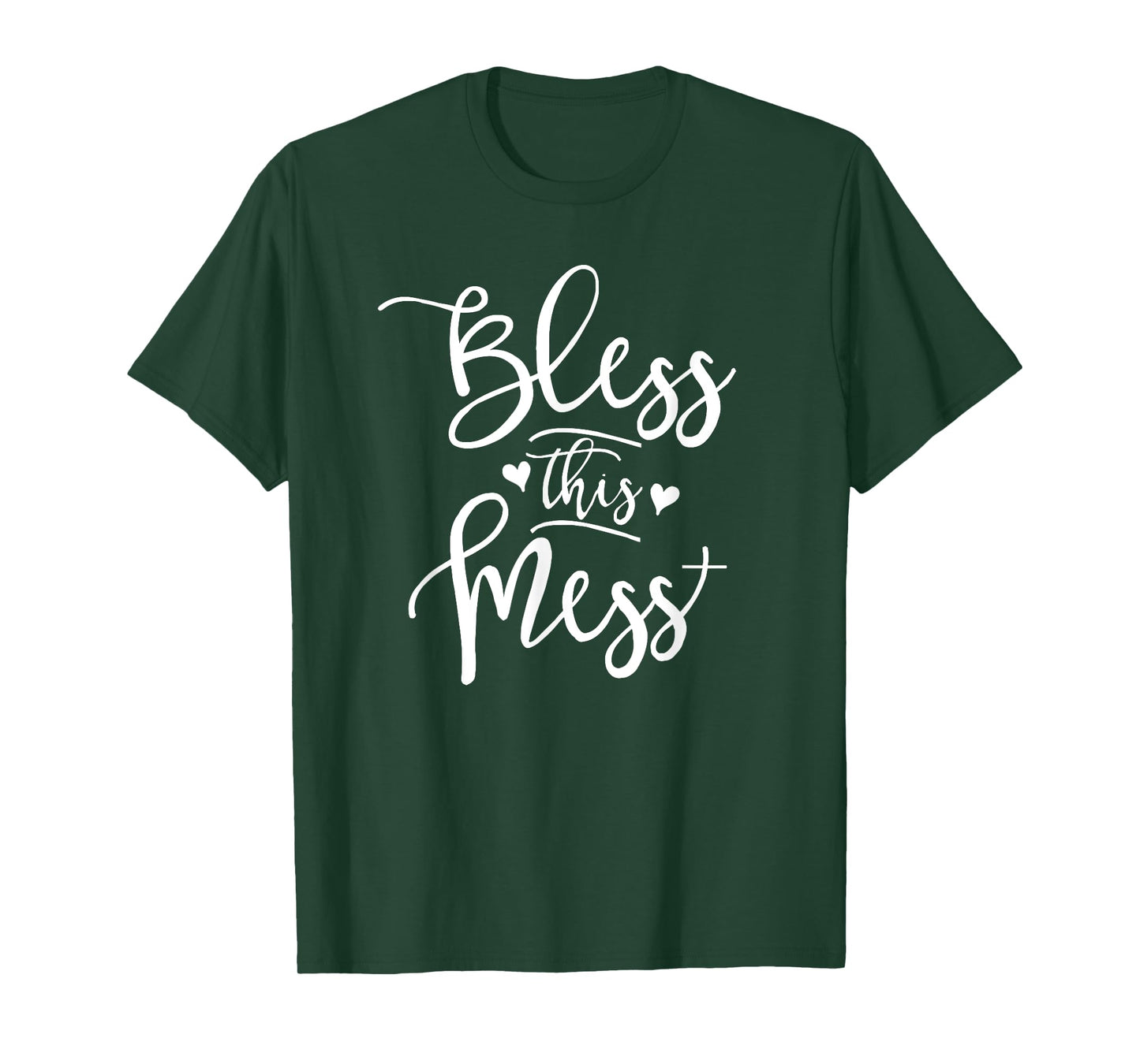 Bless this Mess T-Shirt Cute Christian Theme Shirt T-Shirt