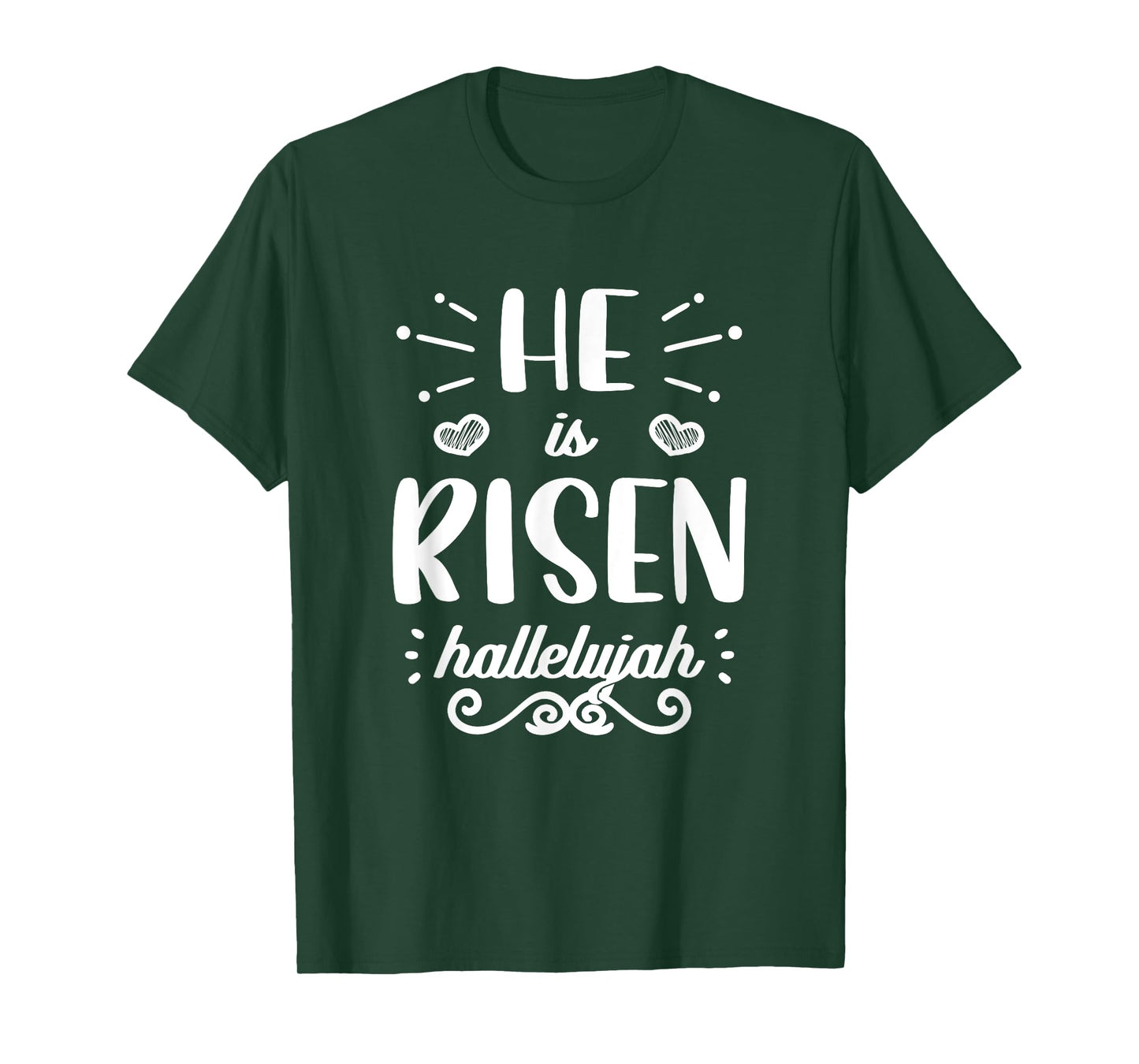 He Is Risen Hallelujah Easter Christian Religious Jesus T-Shirt