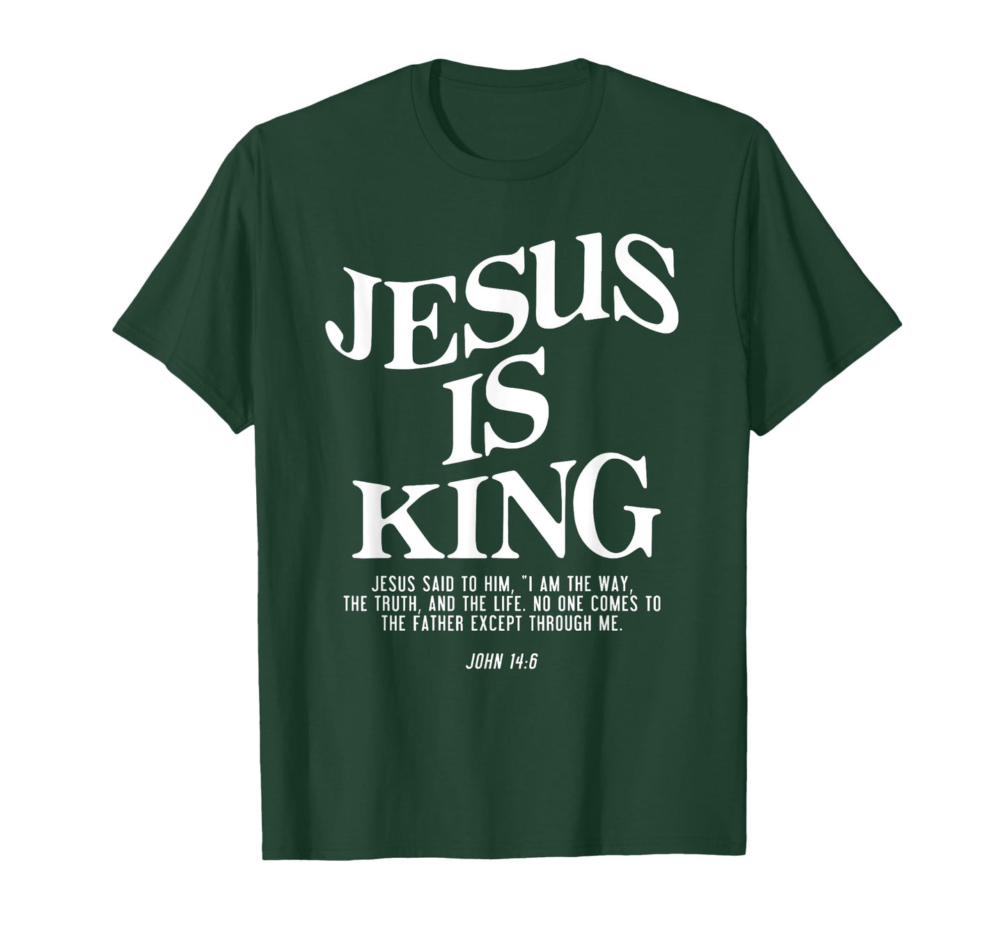 Jesus Is King Jesus John 14:6 Costume Christian Mens Bundle T-Shirt