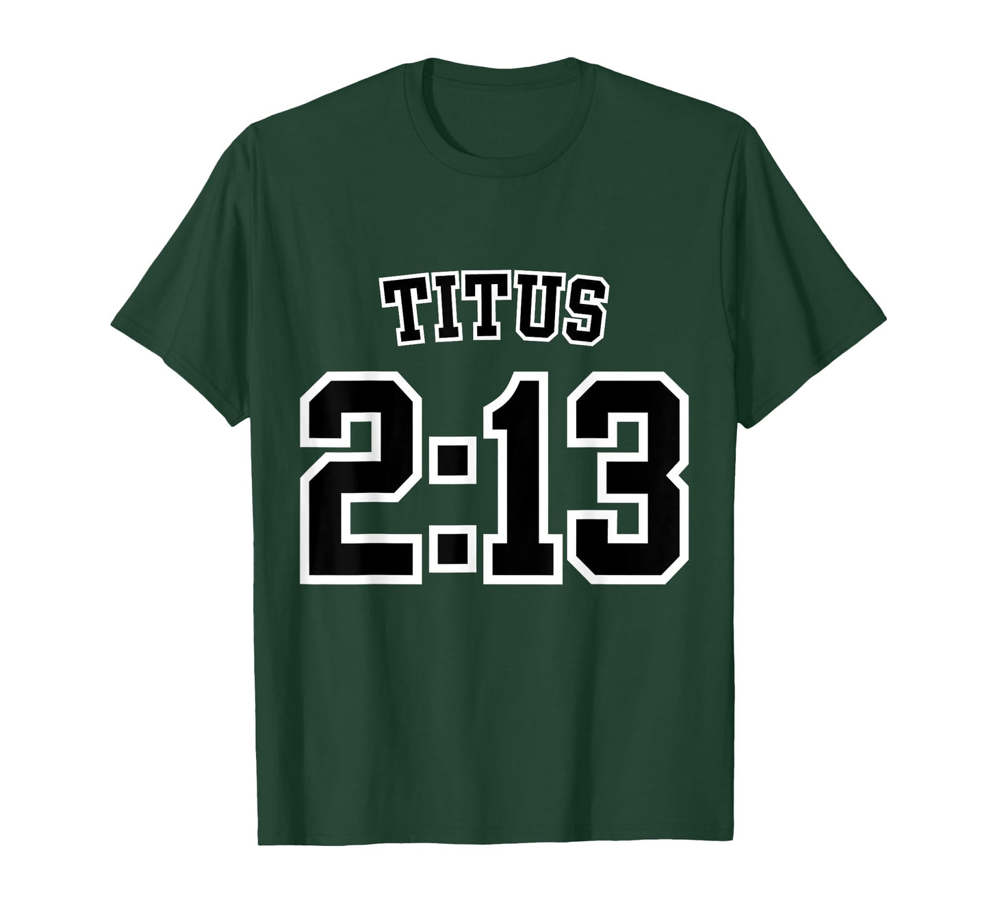 Titus 2:13 Sports Jersey Christian Scripture Design T-Shirt