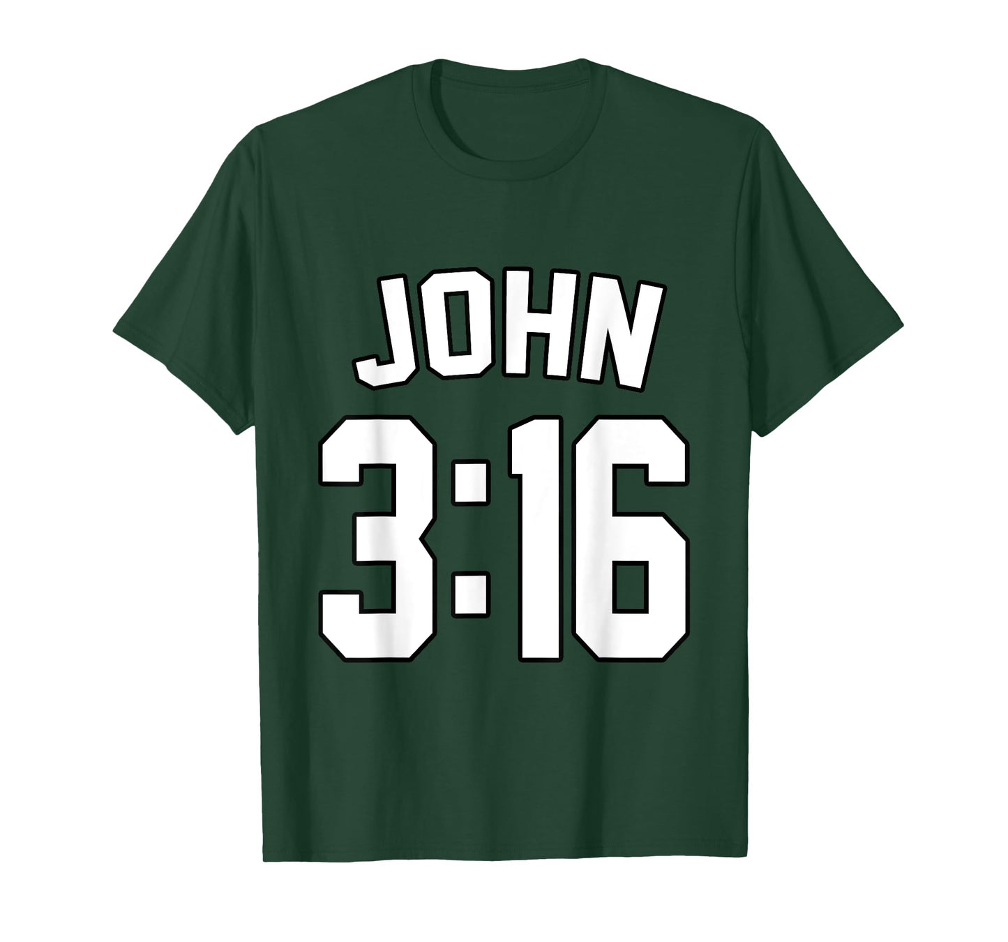 John 3:16 Sports Jersey Christian Faith Motivation Apparel T-Shirt