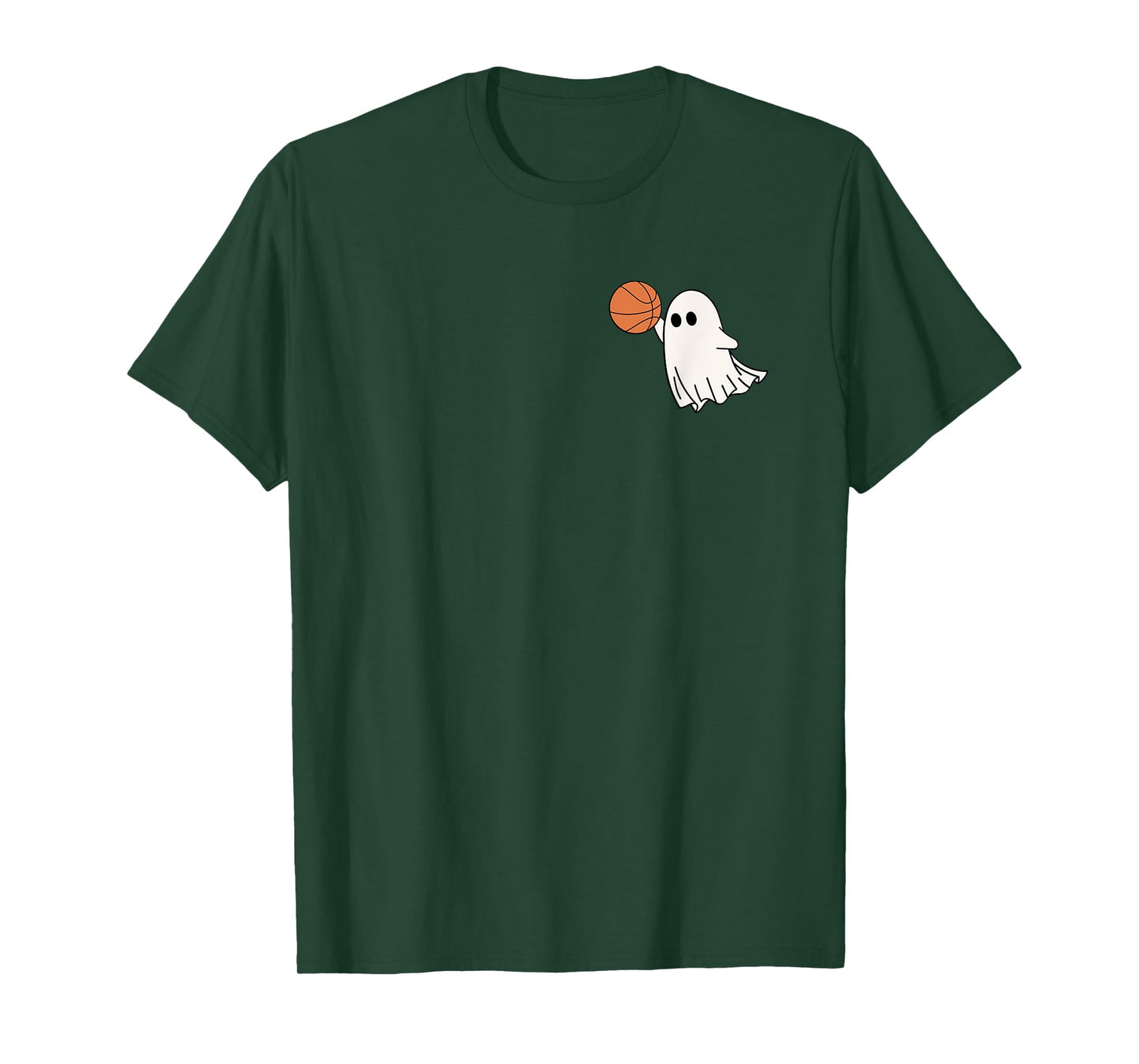 Basketball Halloween Basketball Ghost T-Shirt