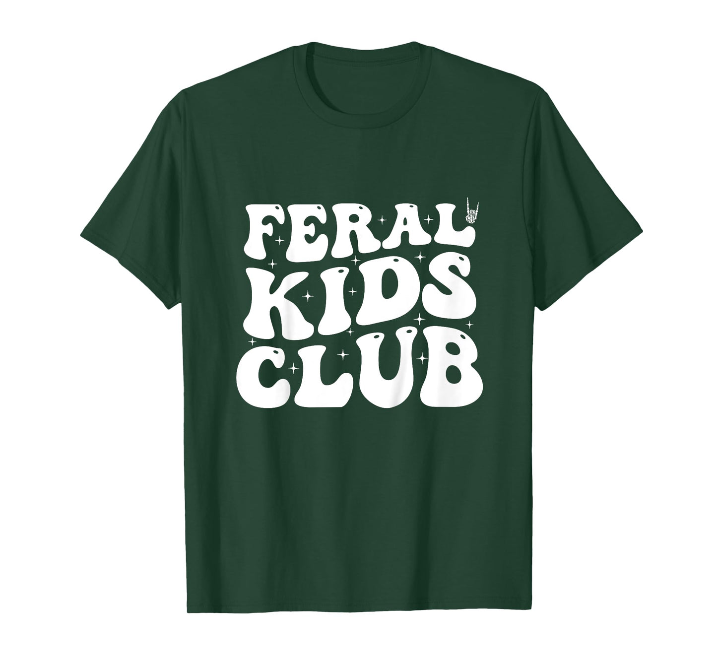 Kids Funny Feral Kids Club T-Shirt