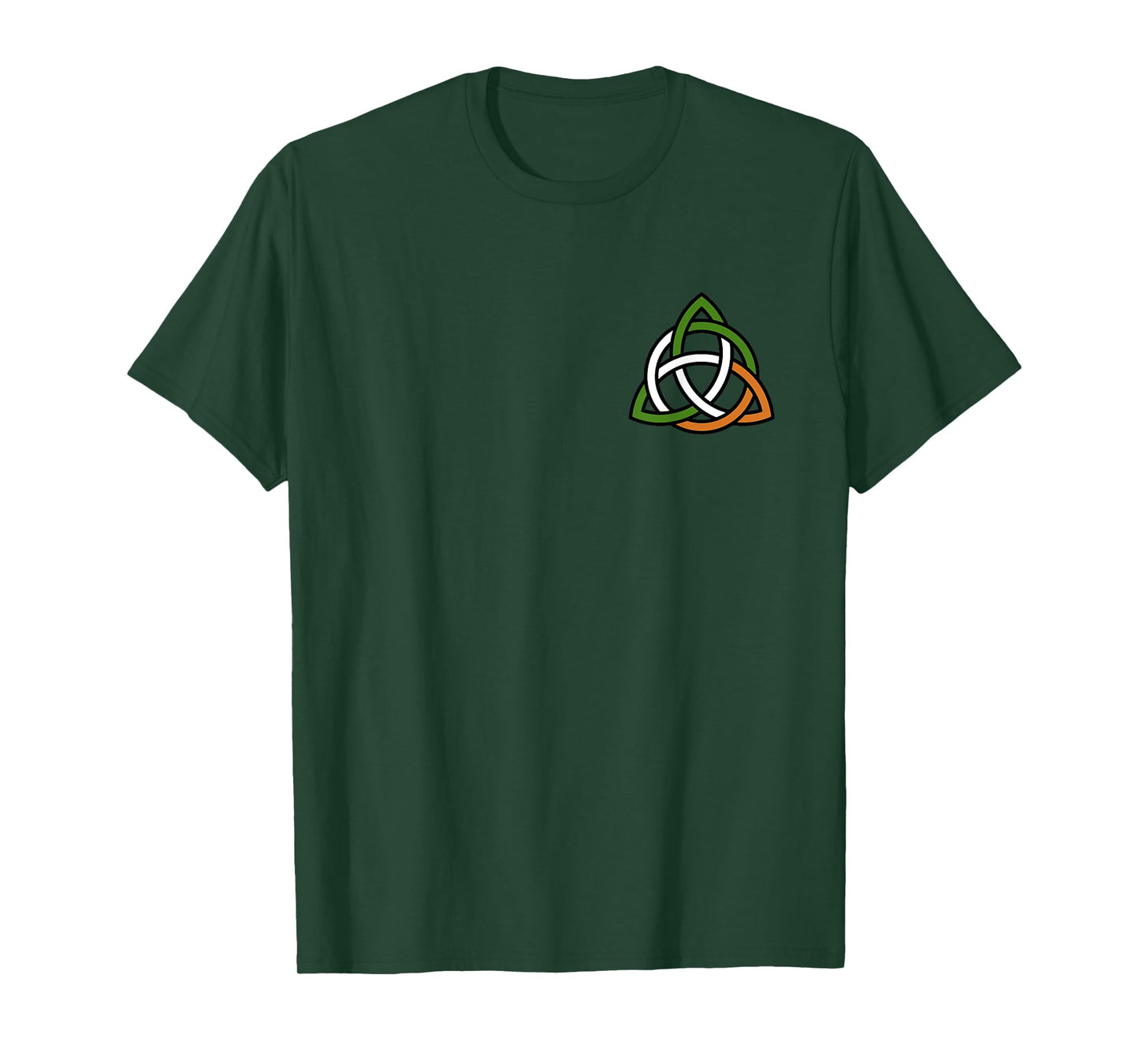 Irish Celtic Cross Knot Ireland Flag Clover T-Shirt