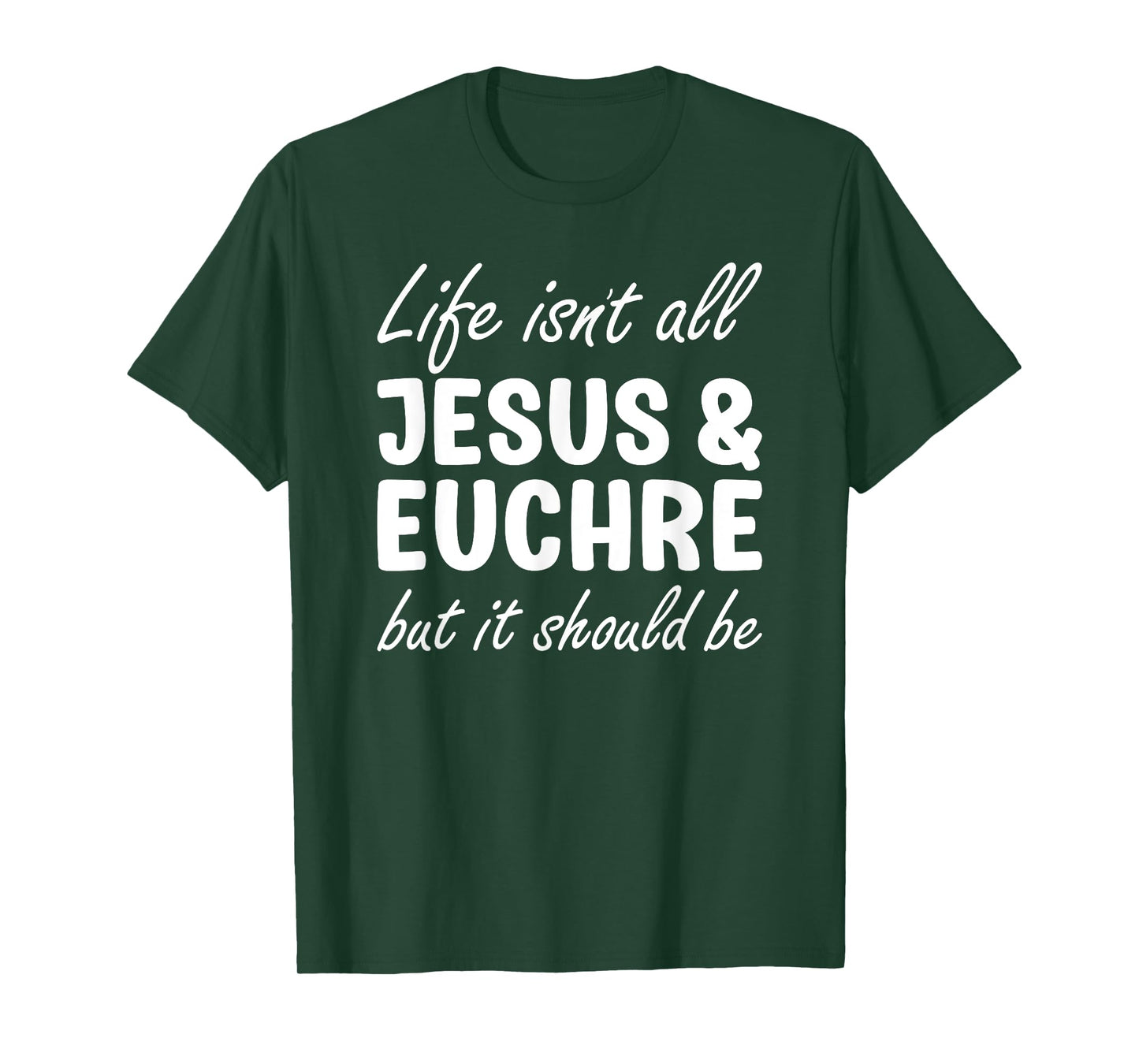 Euchre for Men or Women I Love Euchre Funny Euchre Player T-Shirt