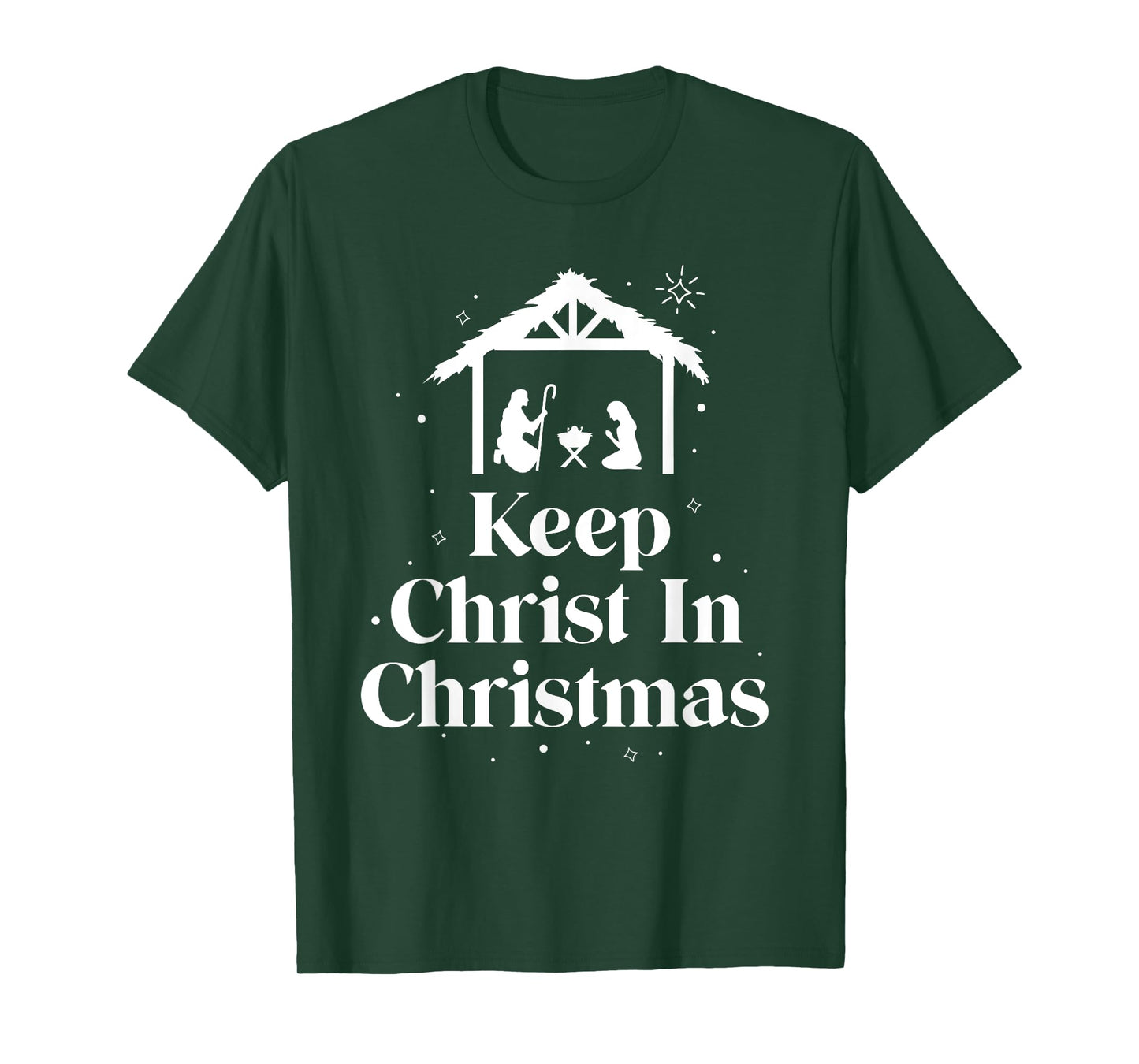 Keep Christ In Christmas Jesus Christian Womens Christmas T-Shirt
