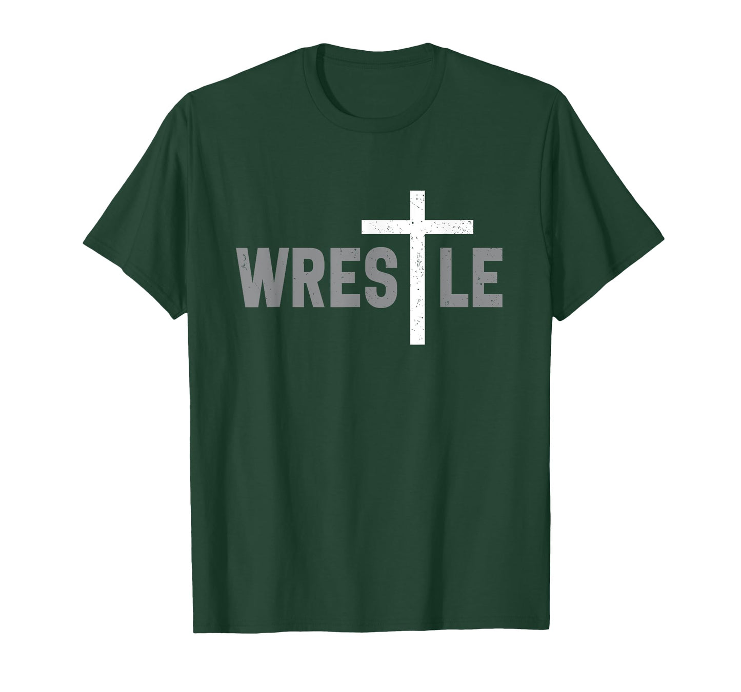 Wrestle Christian Wrestler Cross T-Shirt