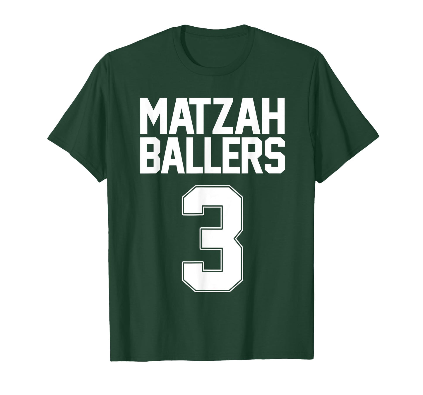 Matzah Baller 3 Funny Jewish Basketball Team Matzo Balls T-Shirt