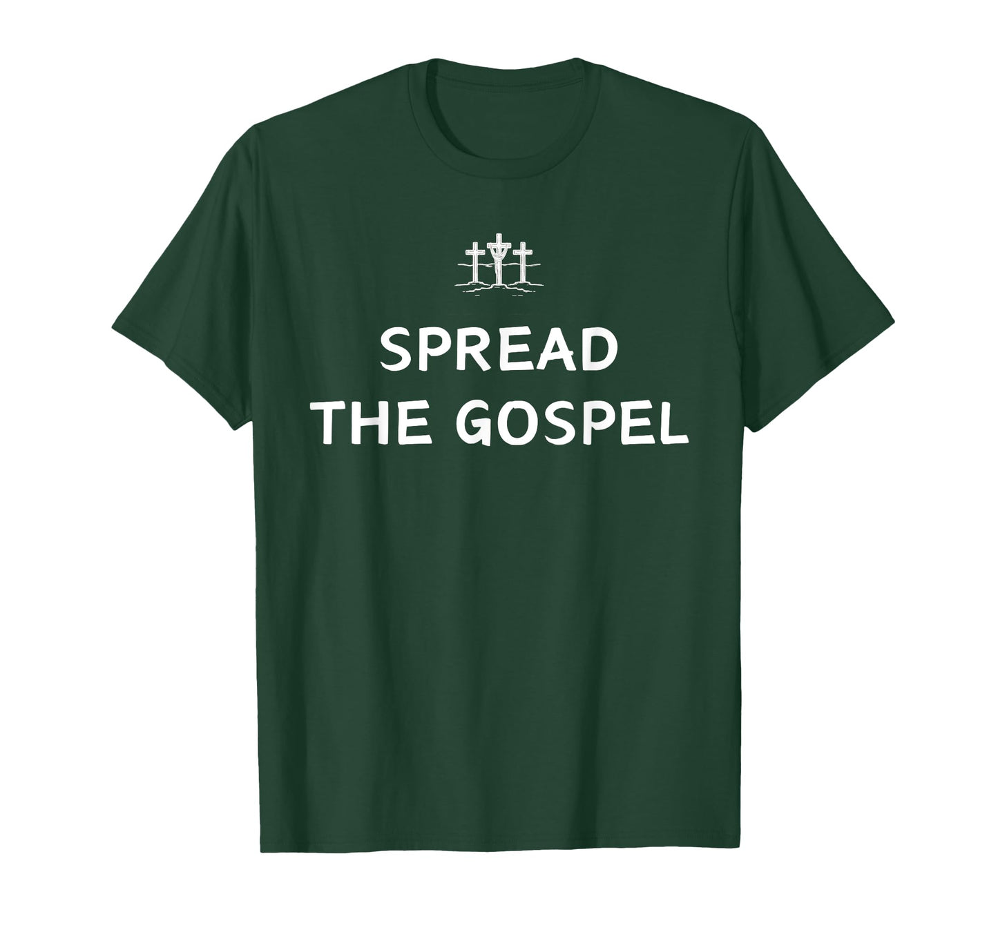 Spread The Gospel Jesus Is King Christian Cross T-Shirt