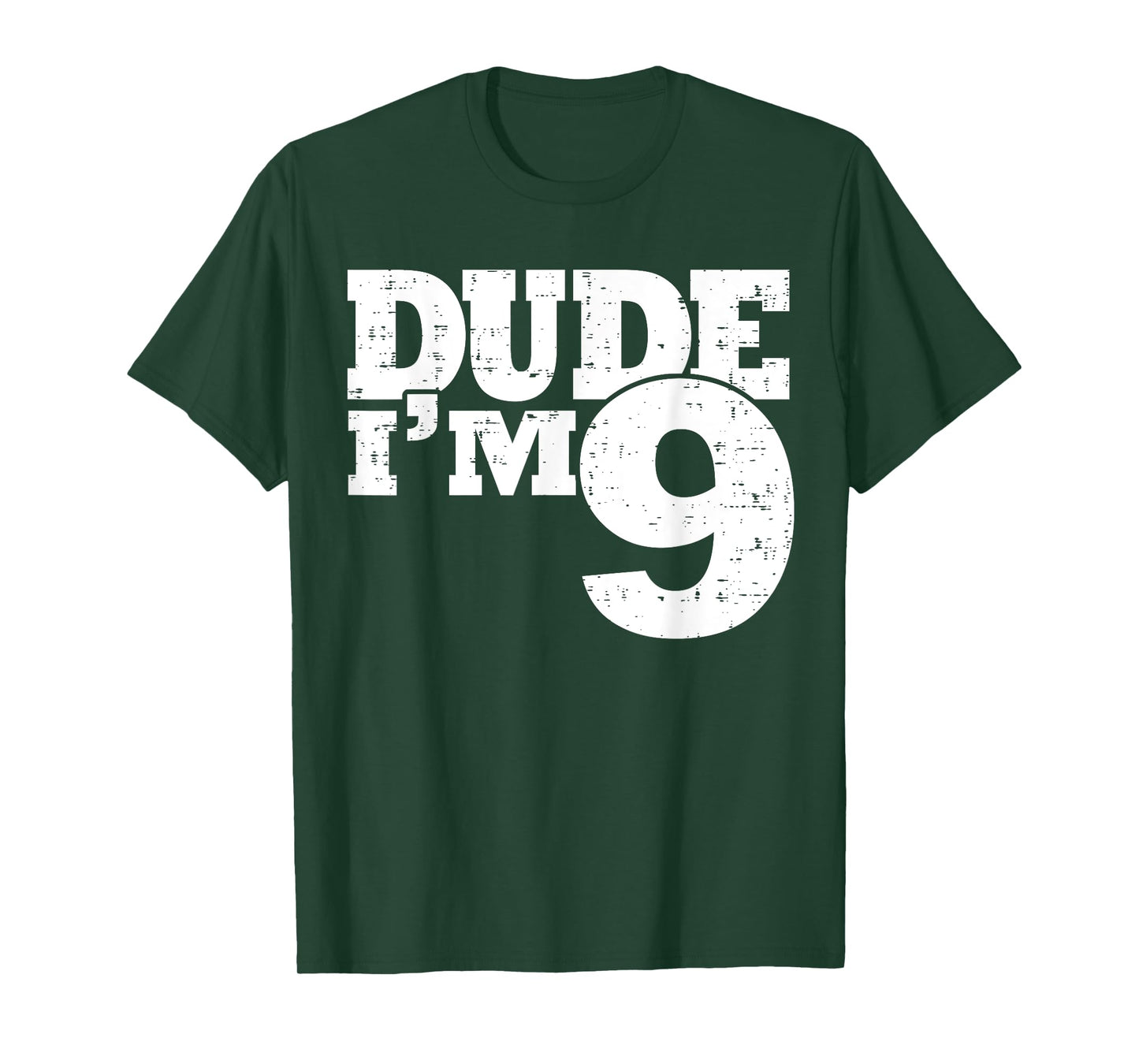 9th Birthday Dude I'm 9 Year Old Boy T-Shirt