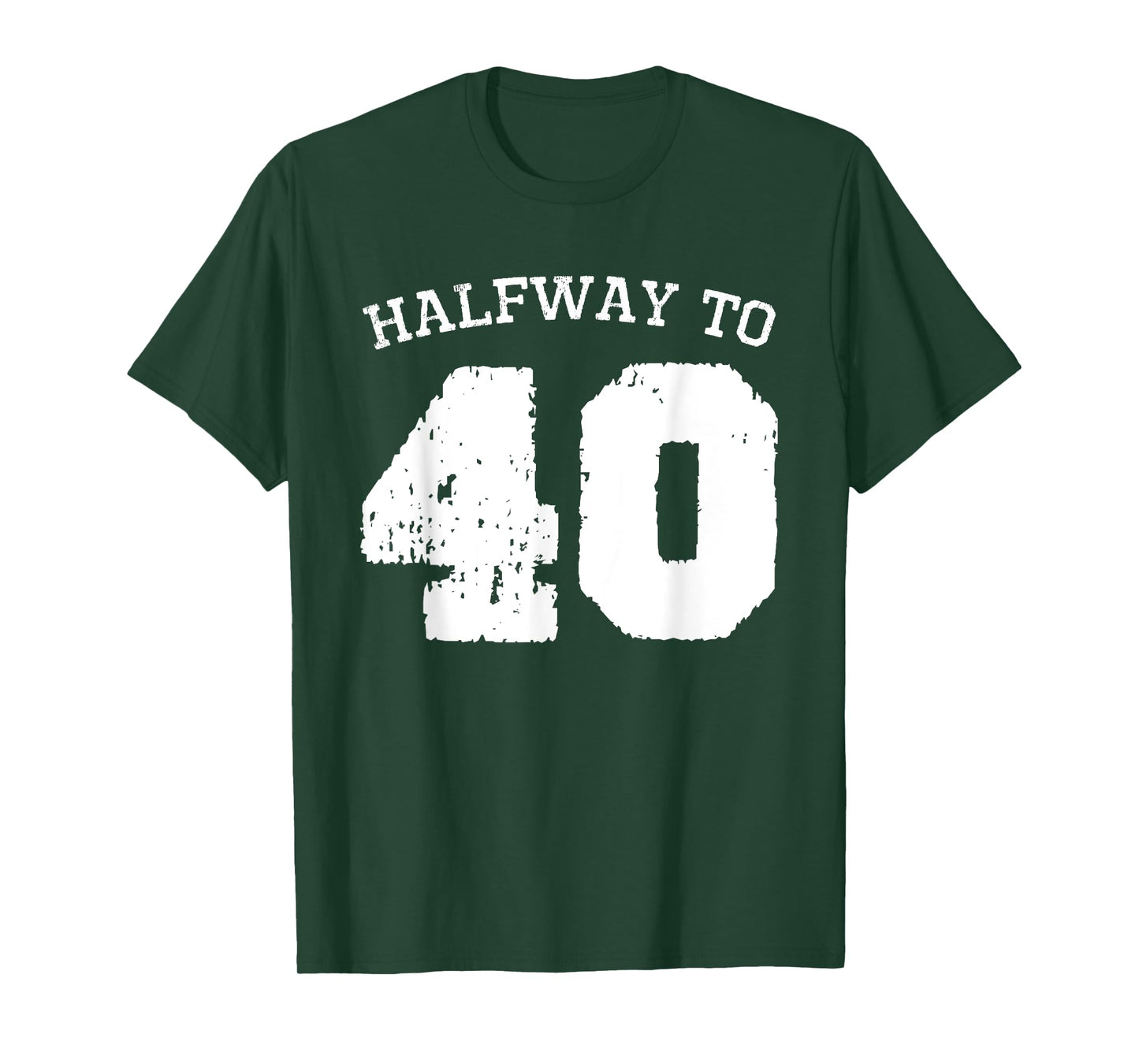 Halfway to 40 | 20th Birthday 20 Years Old Half-Way Funny T-Shirt