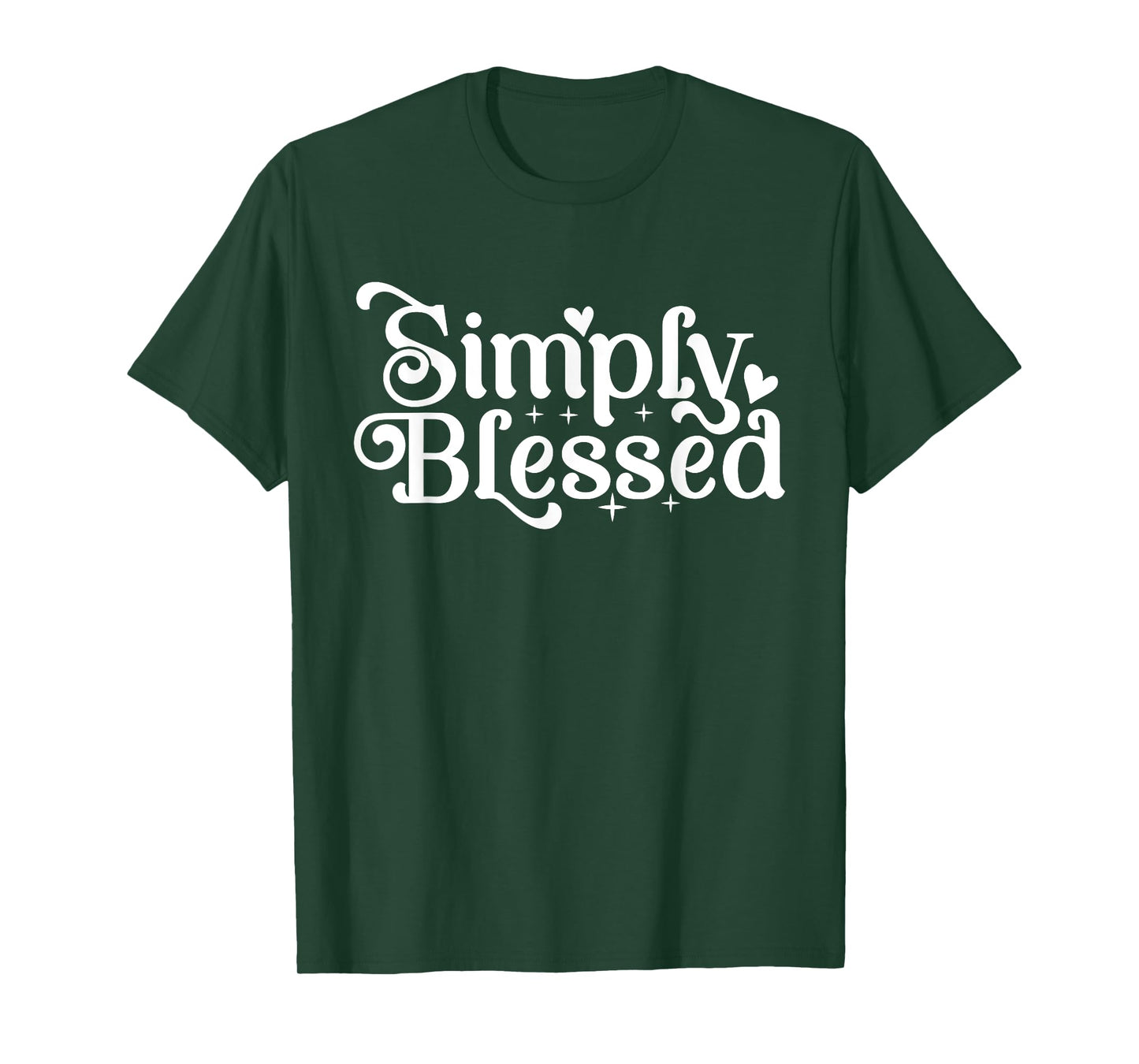 Blessed Beyond Measure Simply Blessed Family Blessing Faith T-Shirt