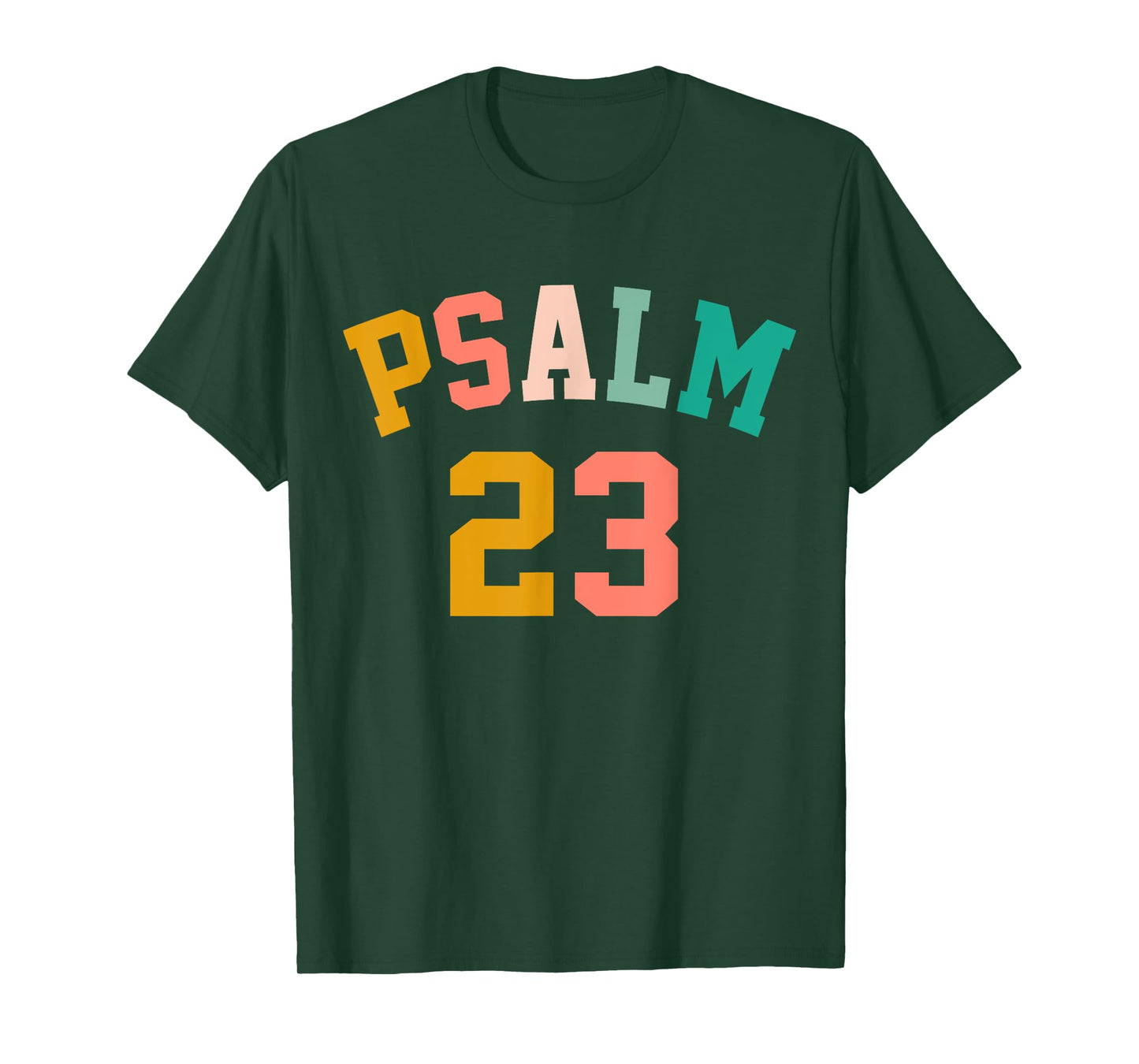 Pastel Psalm 23, Retro Christian Tee, Christian Bible T-Shirt