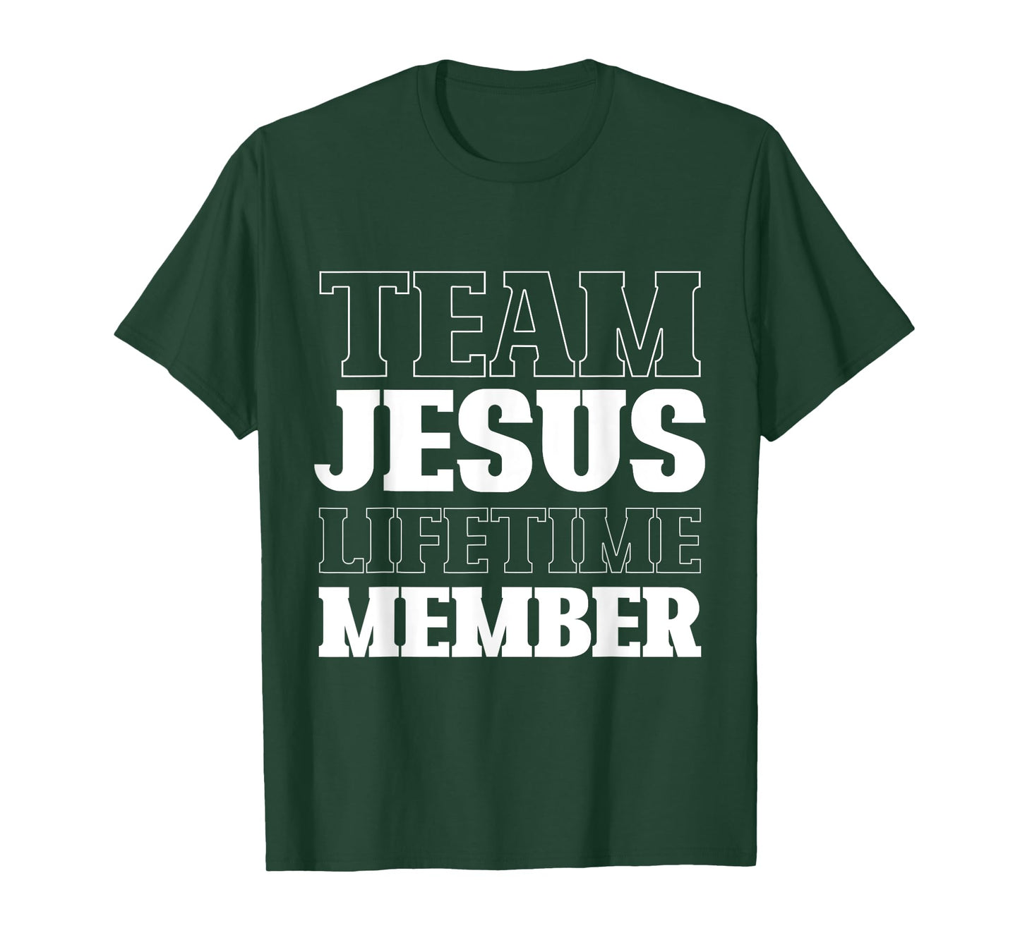 Team Jesus Lifetime Member Funny Religion Christian Gifts T-Shirt