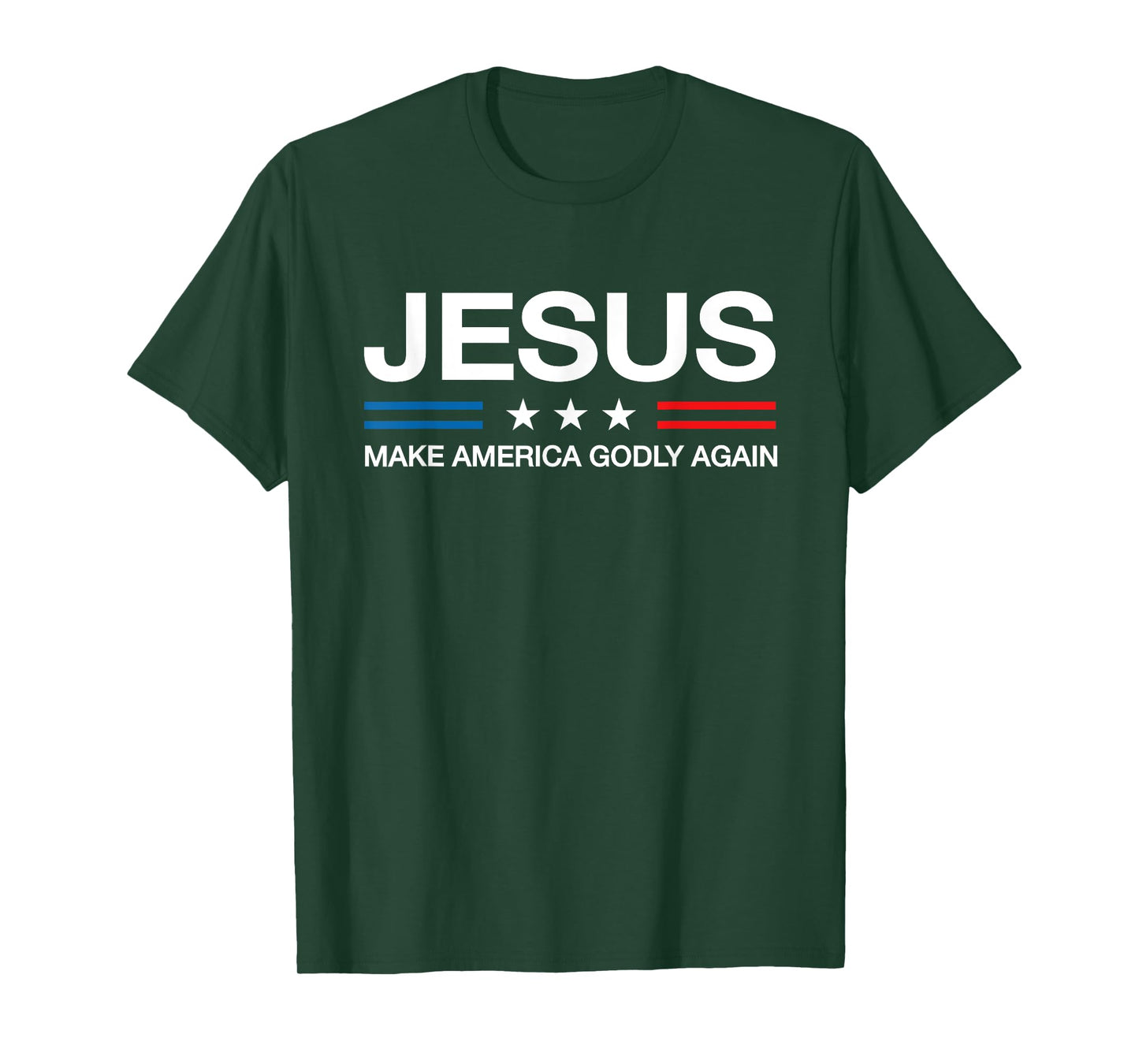 Jesus Make America Godly Again Christian Patriot God Faith T-Shirt
