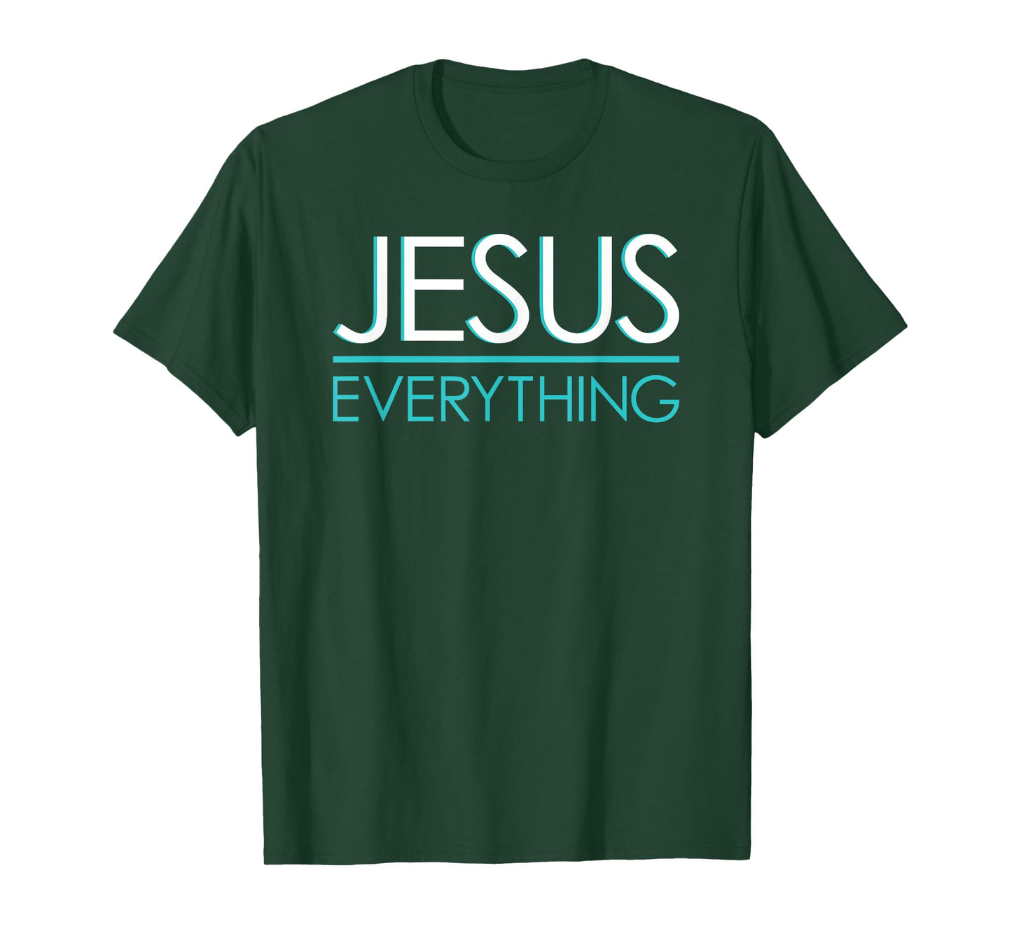 Jesus Over Everything praise Christian worship tee shirt T-Shirt