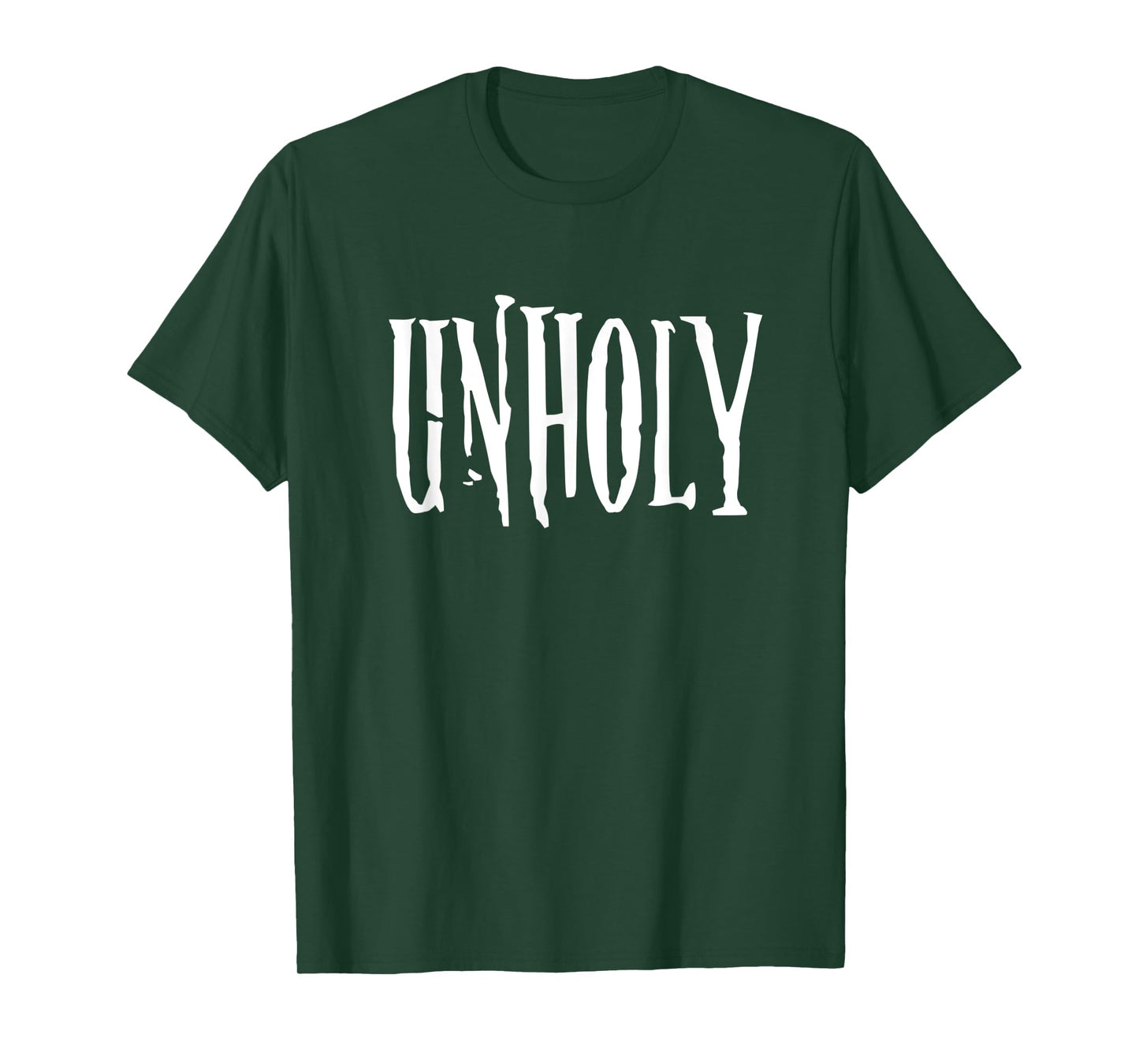 Unholy Funny Satan Antichrist Pagan Satanic Goth T-Shirt
