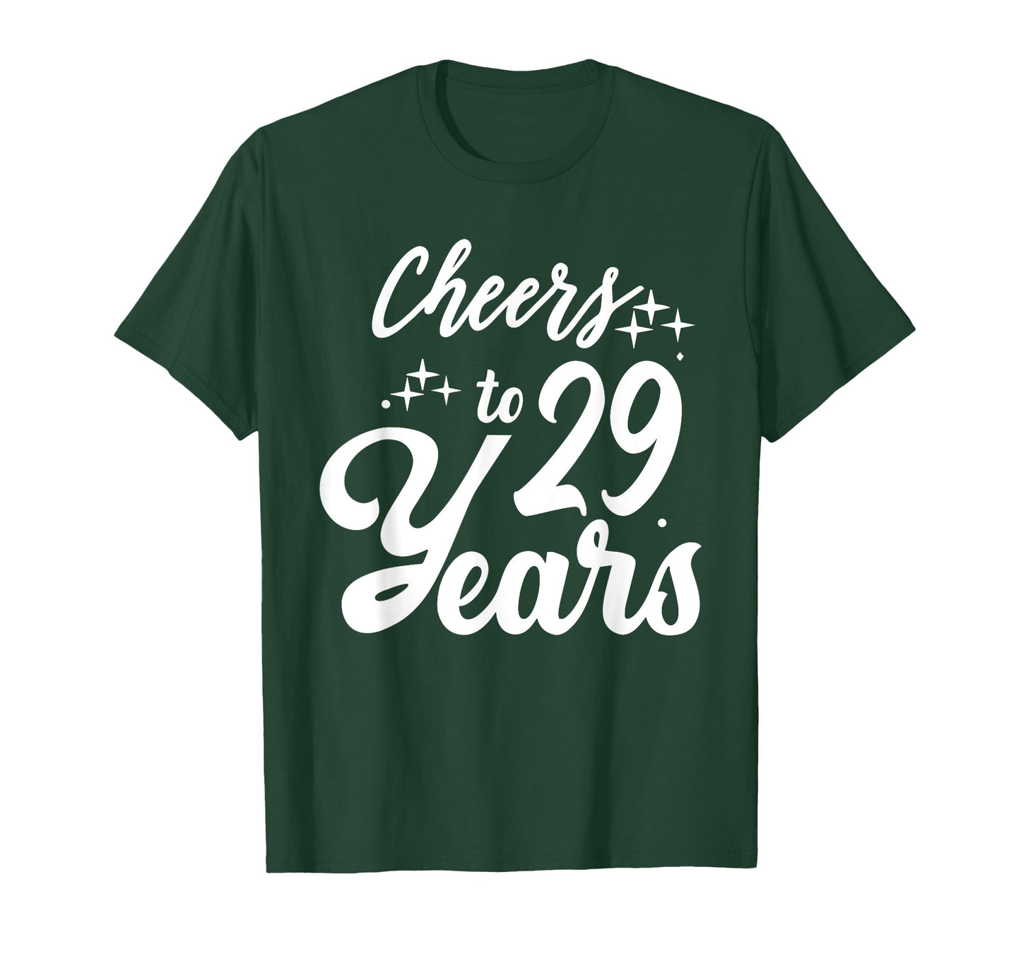 Cheers to 29 Years 29th Wedding Anniversary Couple Party T-Shirt