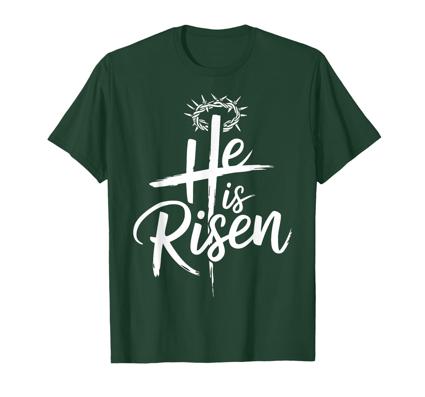 He is risen jesus cross for religious christian easter T-Shirt